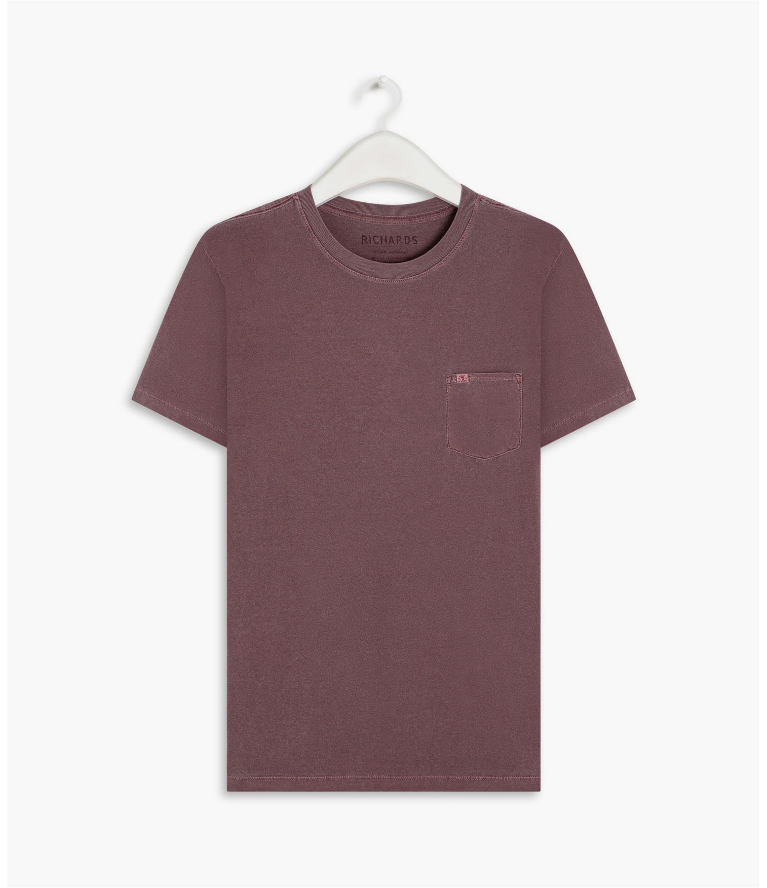 T-Shirt Washed Bordeaux
