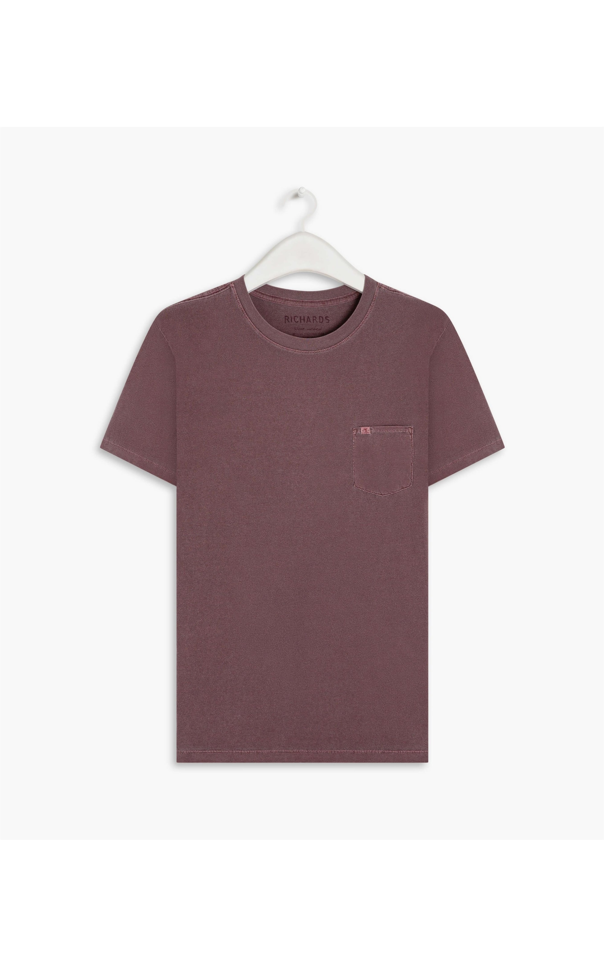 T-Shirt Washed Bordeaux