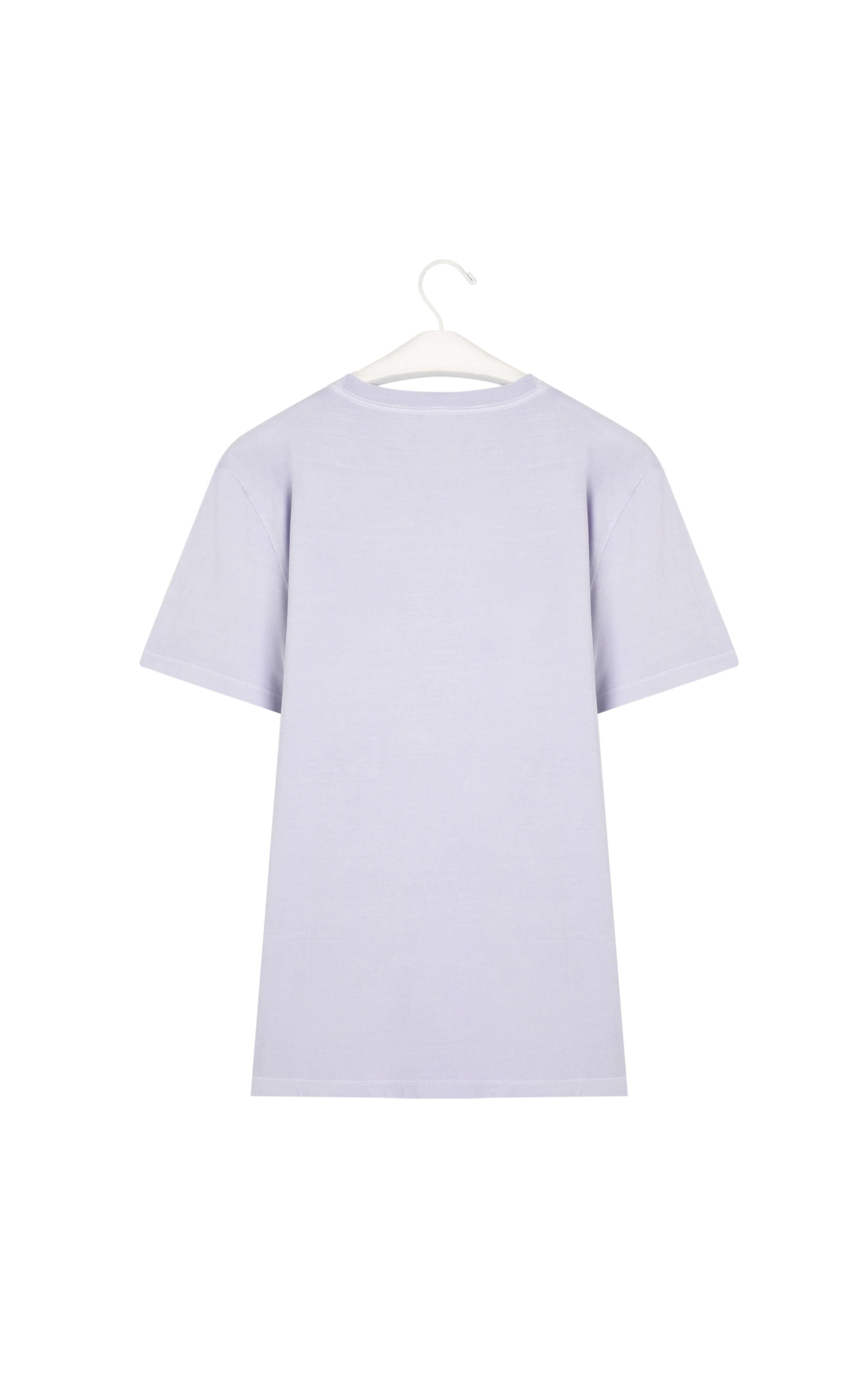 T-Shirt Washed Bouganville Peito Mc Azul Claro