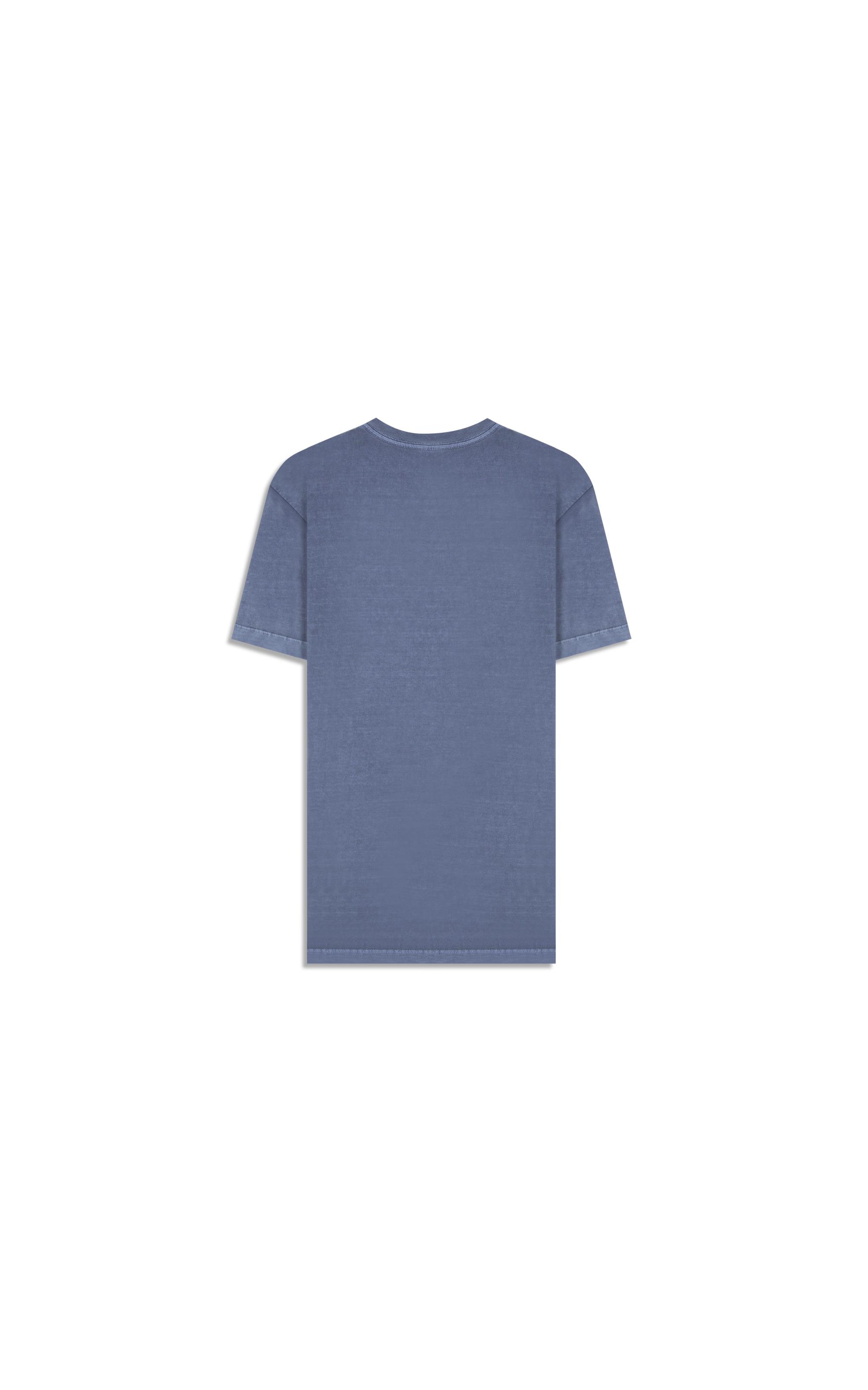 T-Shirt Washed Brasil Purple Blue