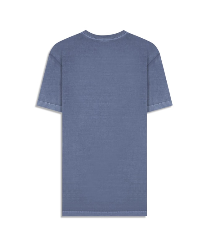 T-Shirt Washed Brasil Purple Blue
