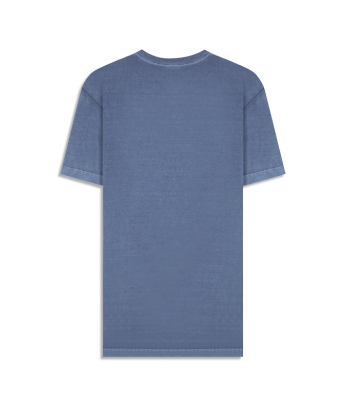 T-Shirt Washed Brasil Purple Blue