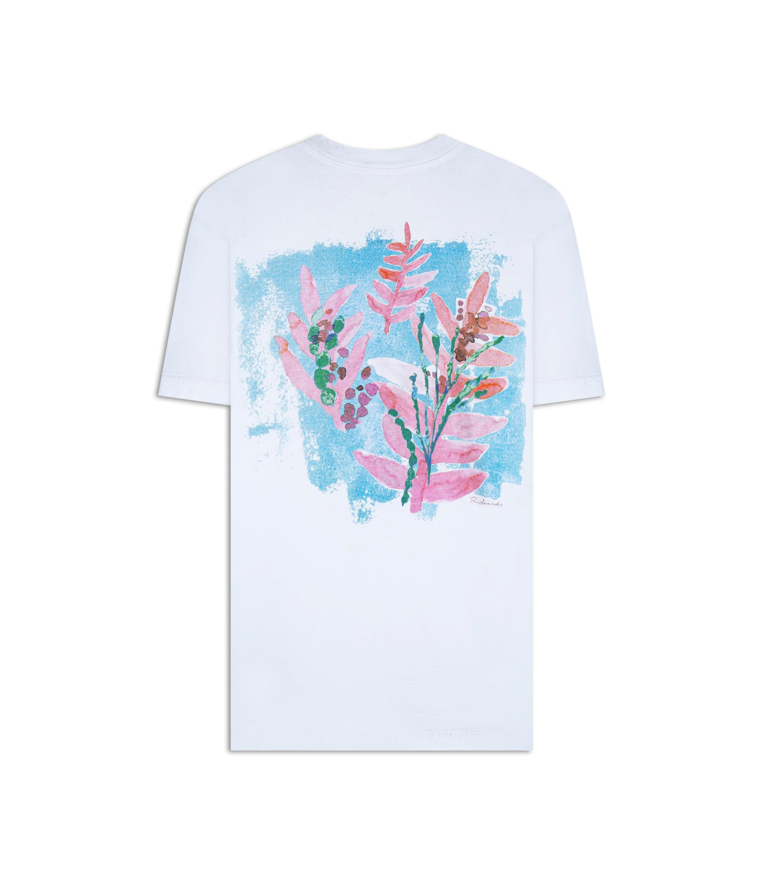 T-Shirt Washed Brush Branco