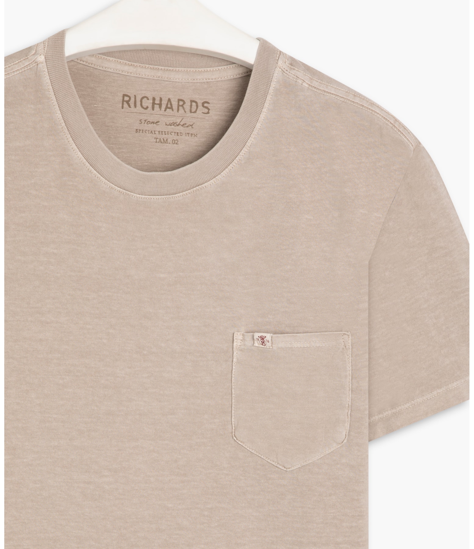 T-Shirt Washed Caqui