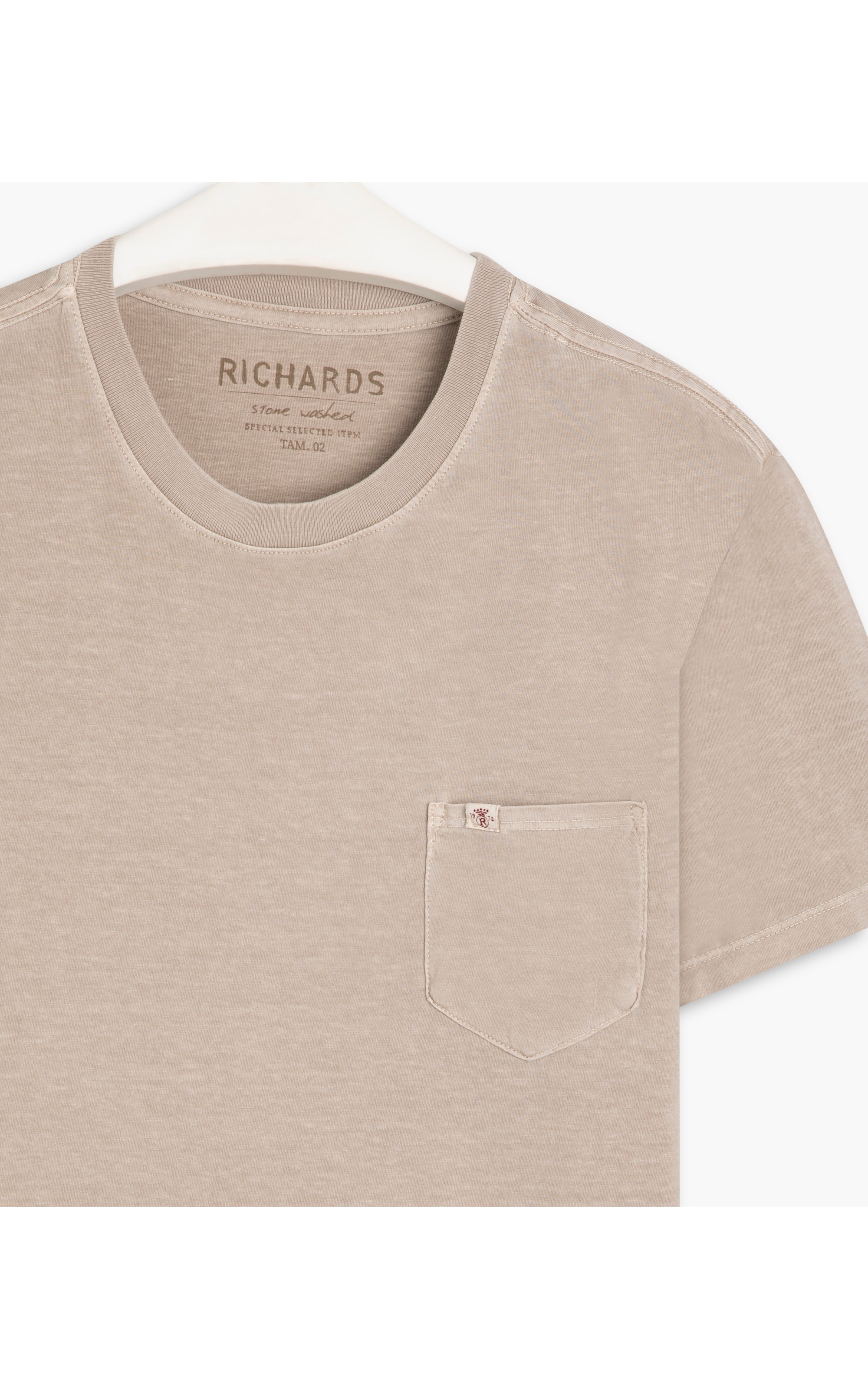 T-Shirt Washed Caqui