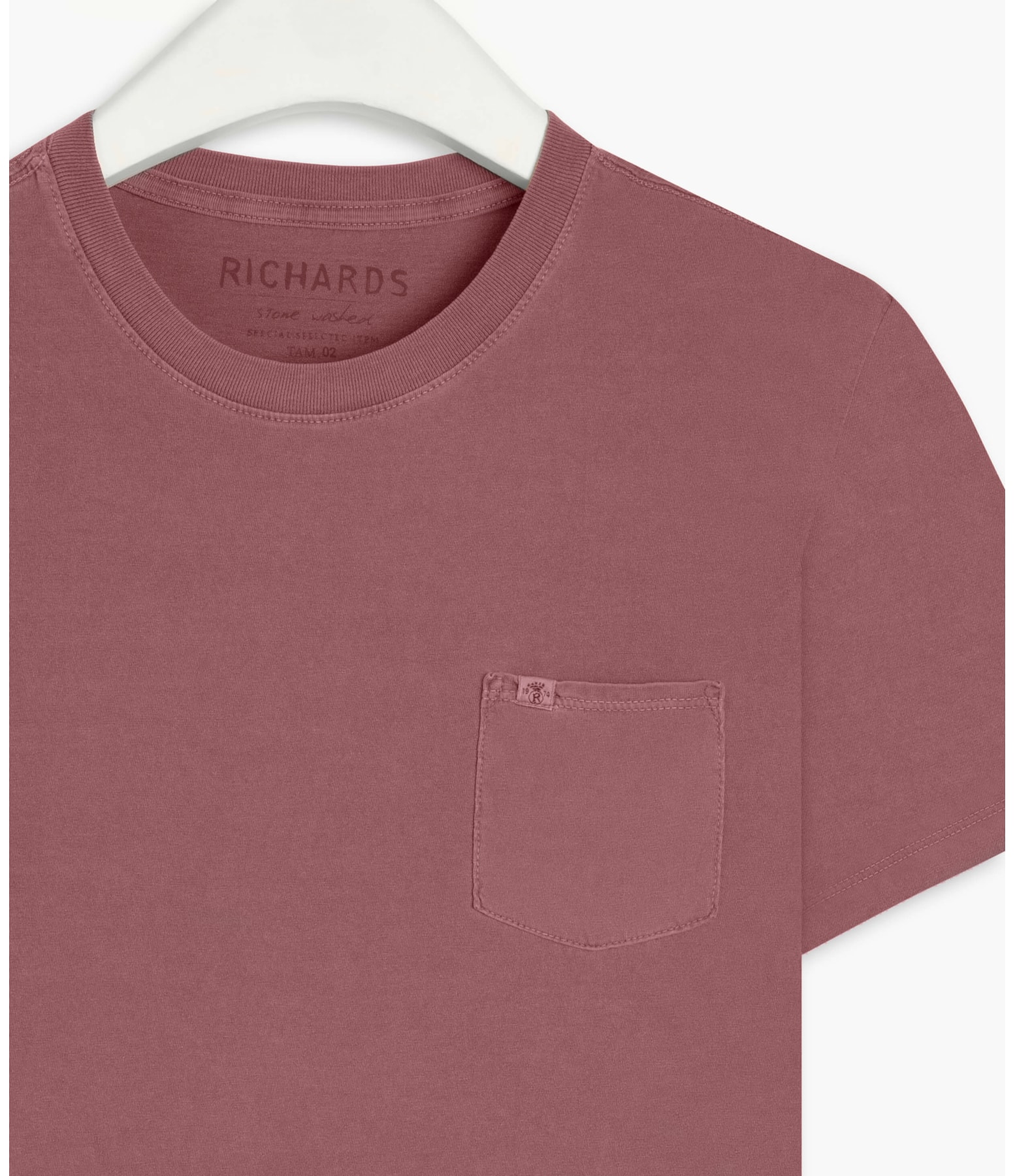 T-Shirt Washed Cereja