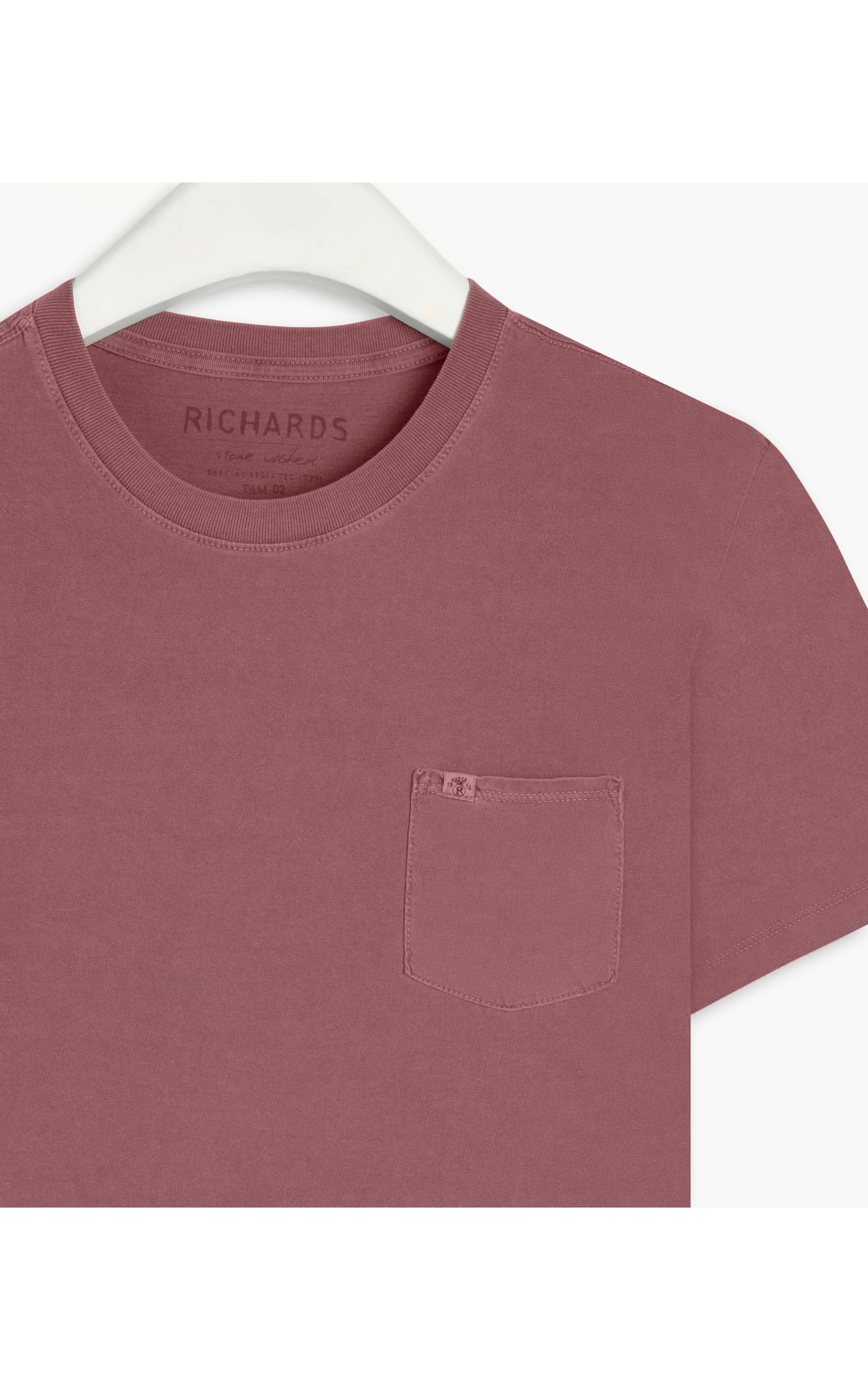 T-Shirt Washed Cereja