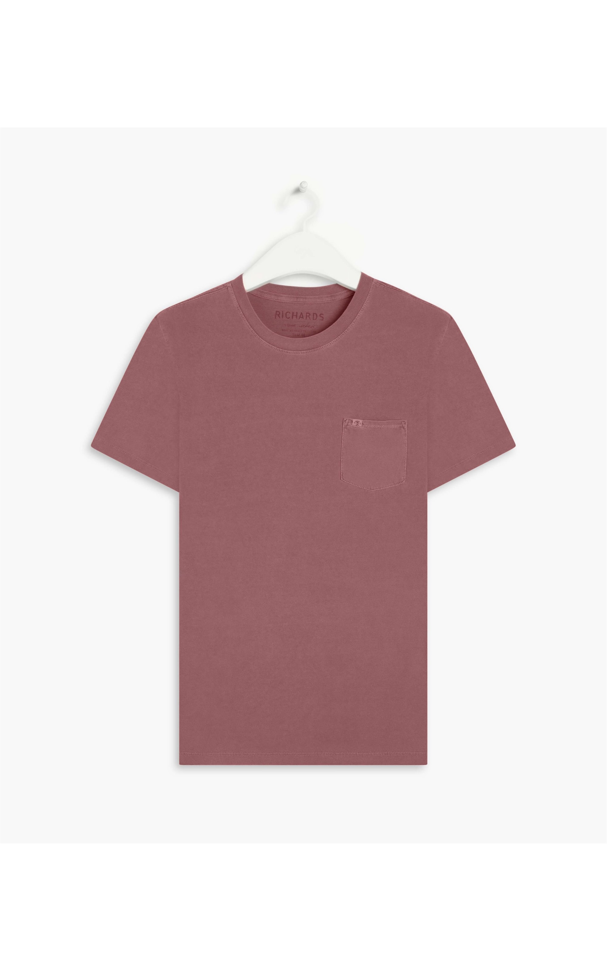 T-Shirt Washed Cereja