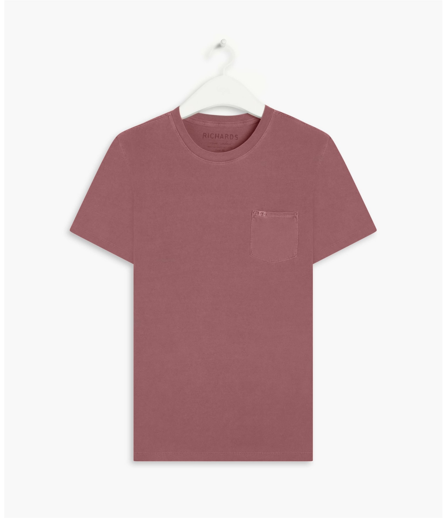 T-Shirt Washed Cereja