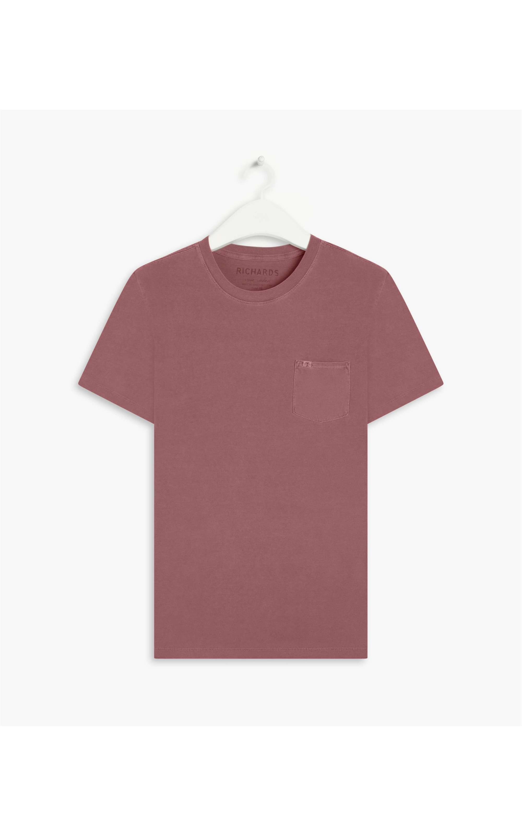 T-Shirt Washed Cereja