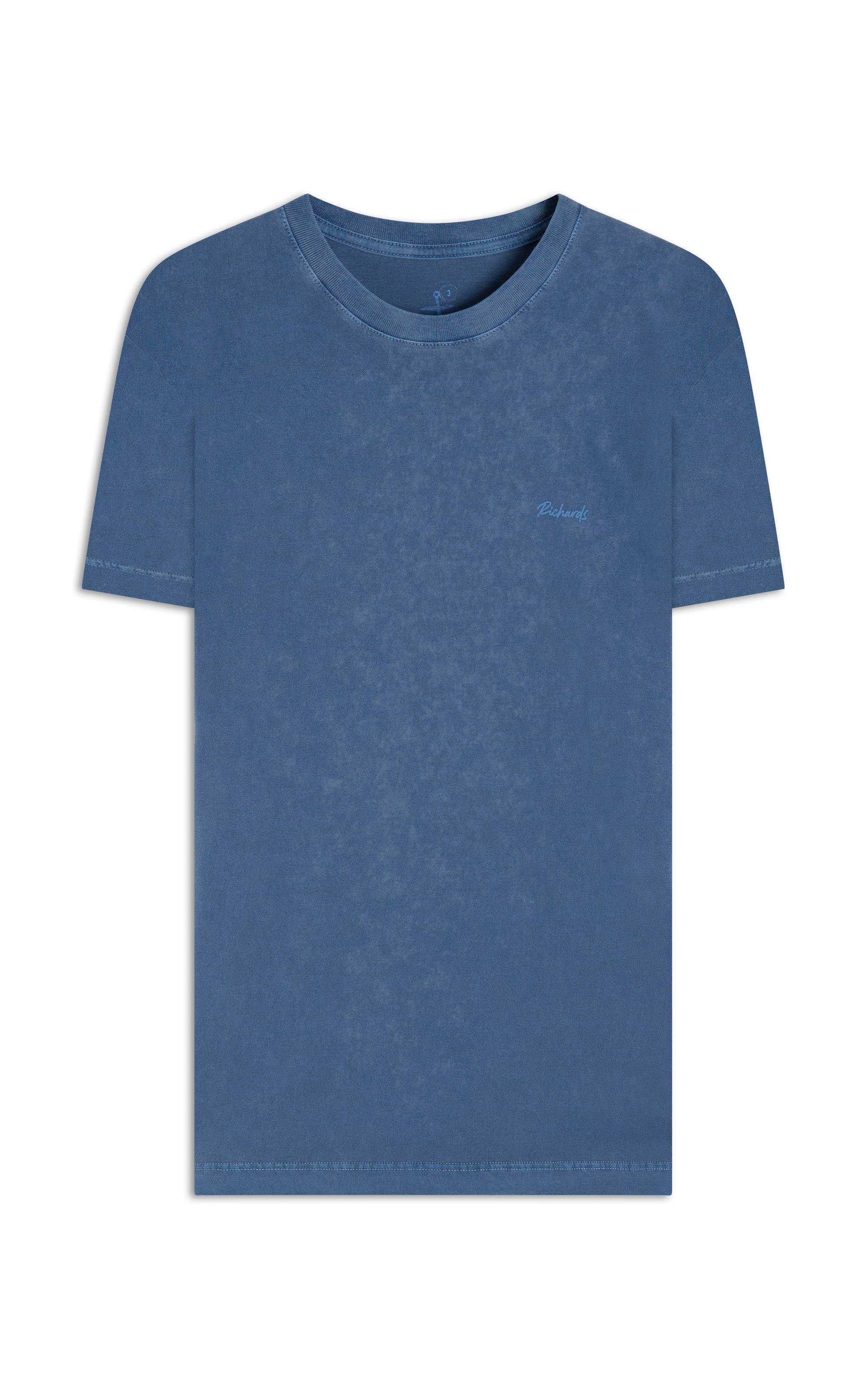 T-Shirt Washed Citron Azul Jeans