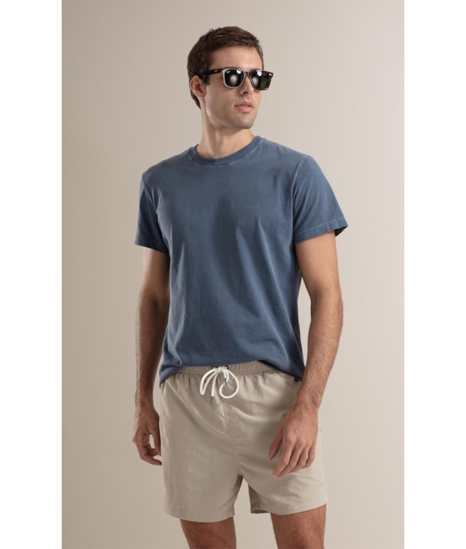 T-Shirt  Washed Citron Costas Azul Jeans