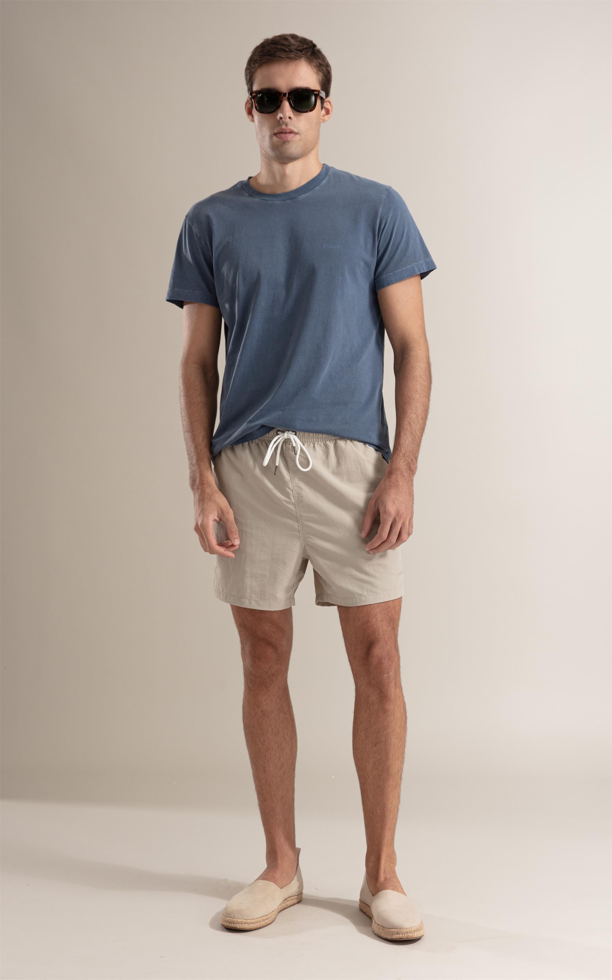 T-Shirt  Washed Citron Costas Azul Jeans