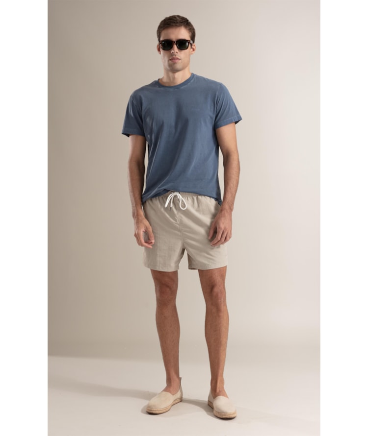 T-Shirt  Washed Citron Costas Azul Jeans