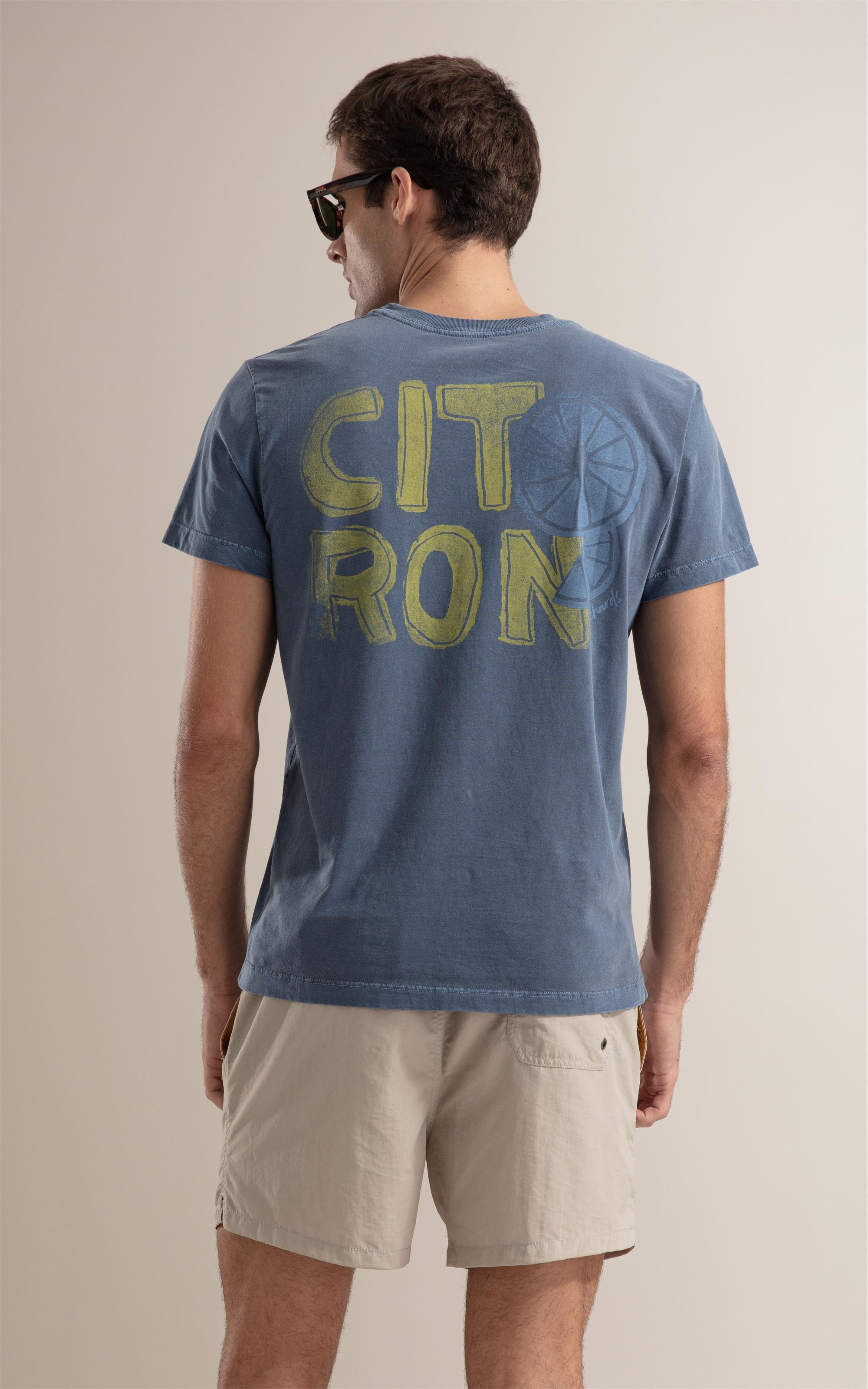 T-Shirt  Washed Citron Costas Azul Jeans