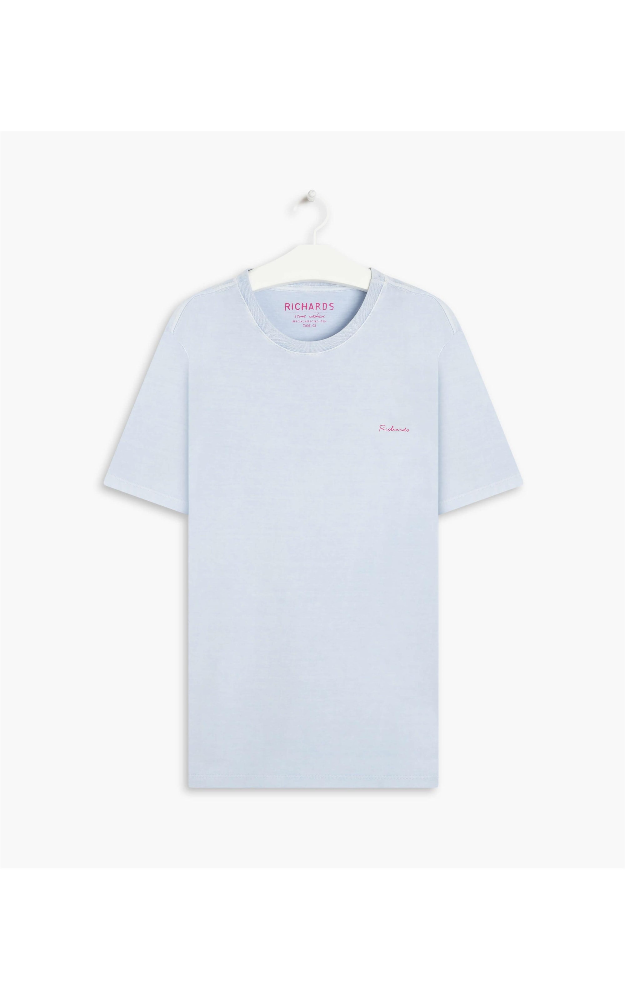T-Shirt Washed Coral Costas Lilas