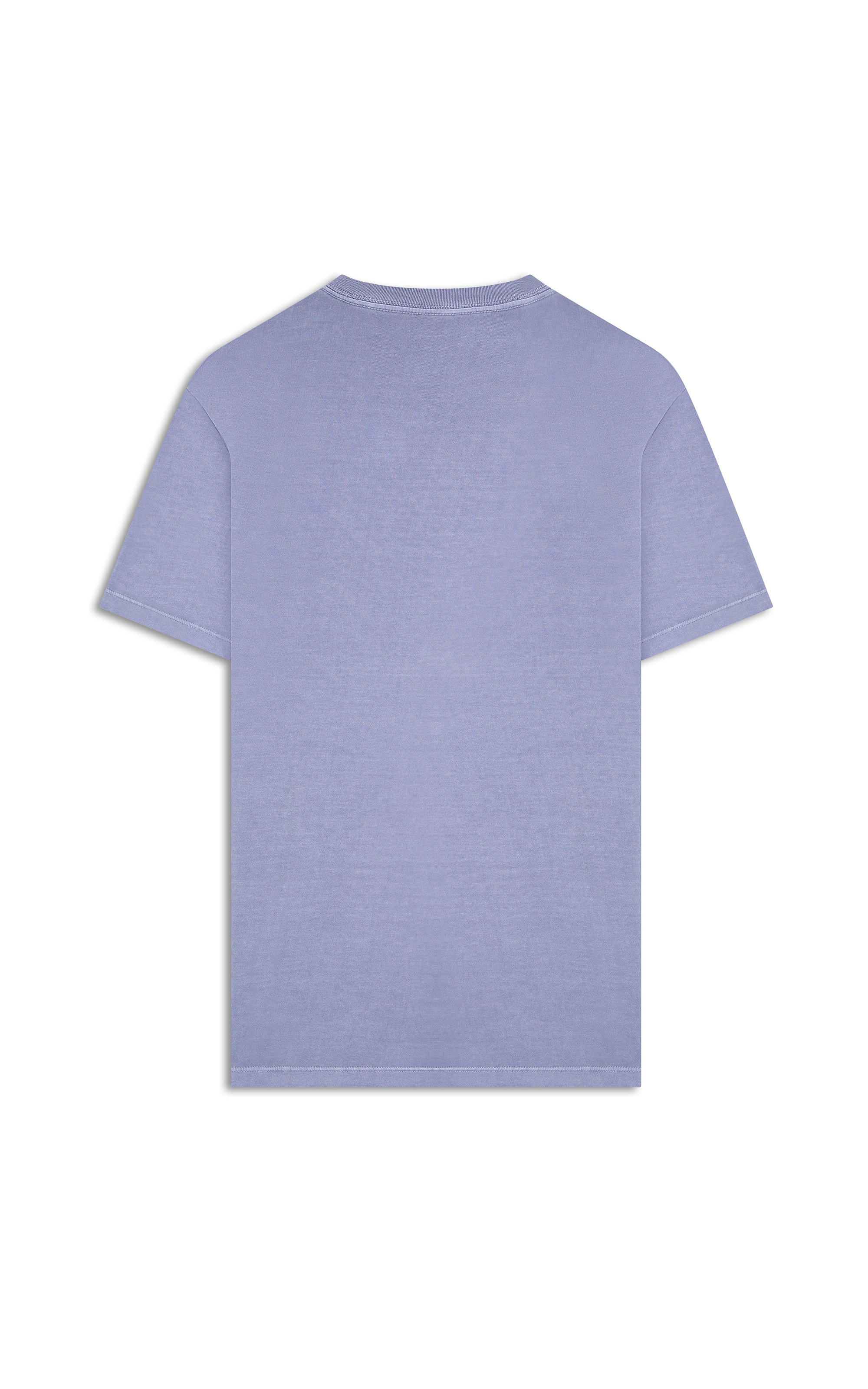 T-Shirt Washed Cotton Flower Misty