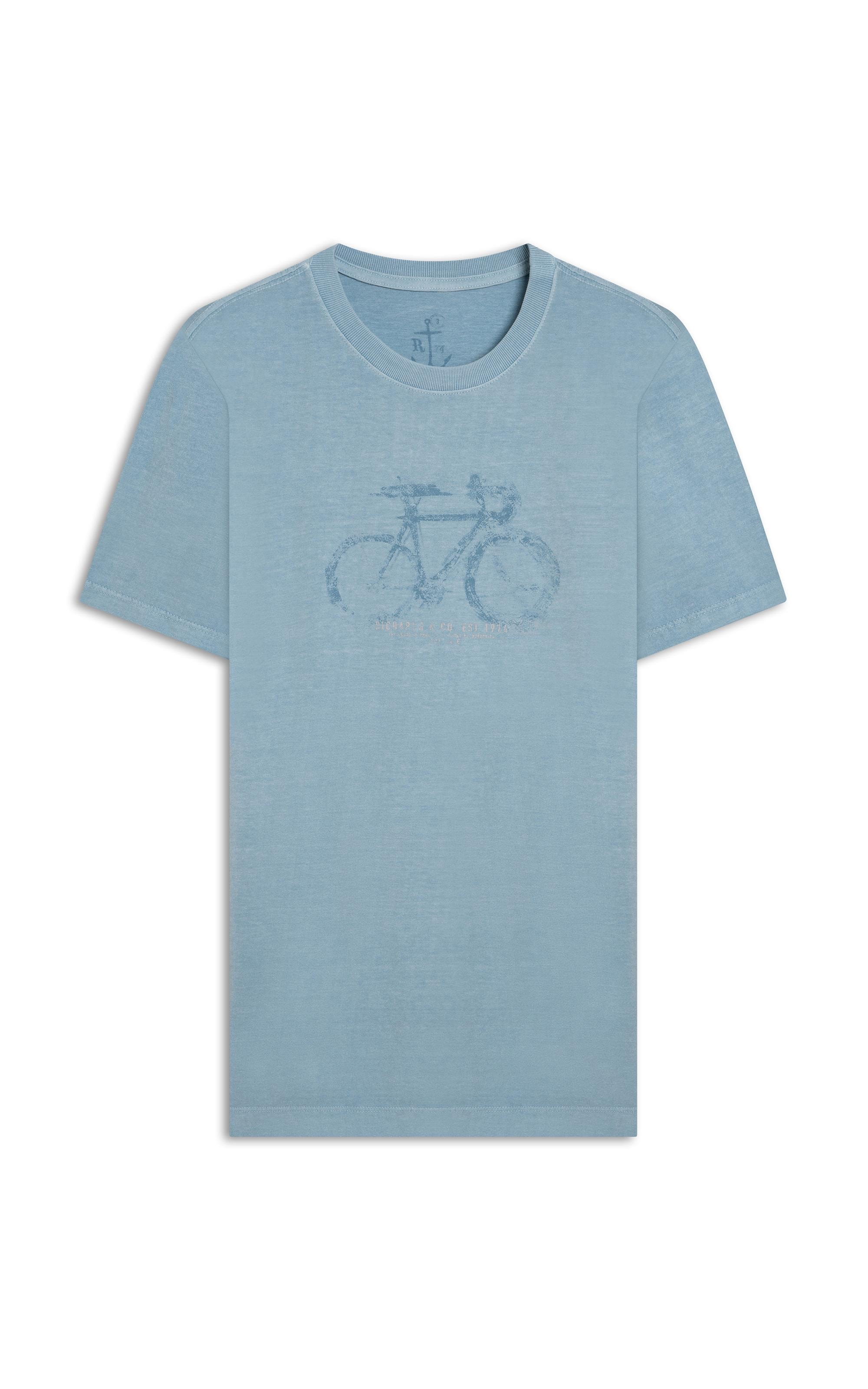 T-Shirt Washed Cycle Pany Azul Piscina