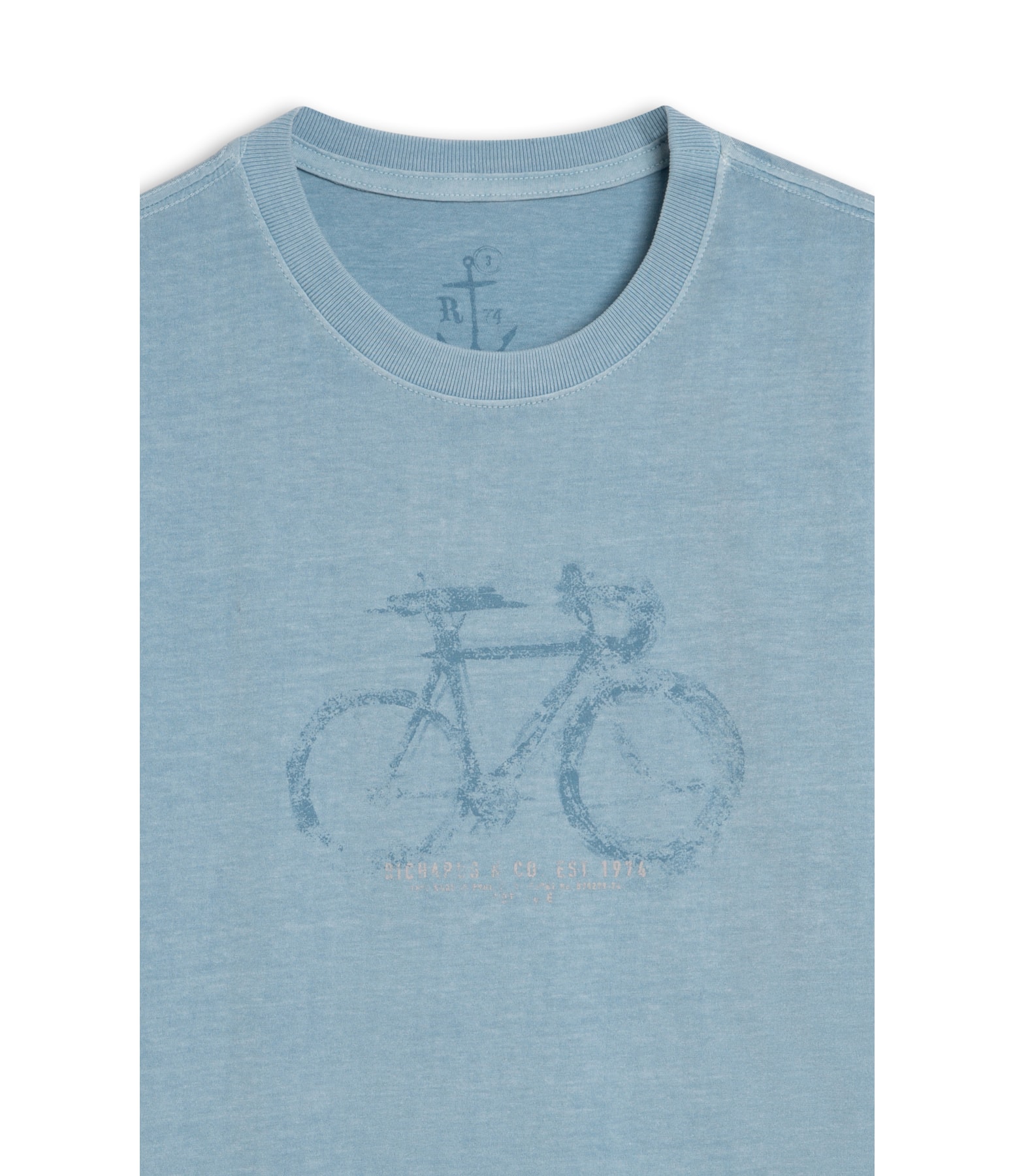 T-Shirt Washed Cycle Pany Azul Piscina