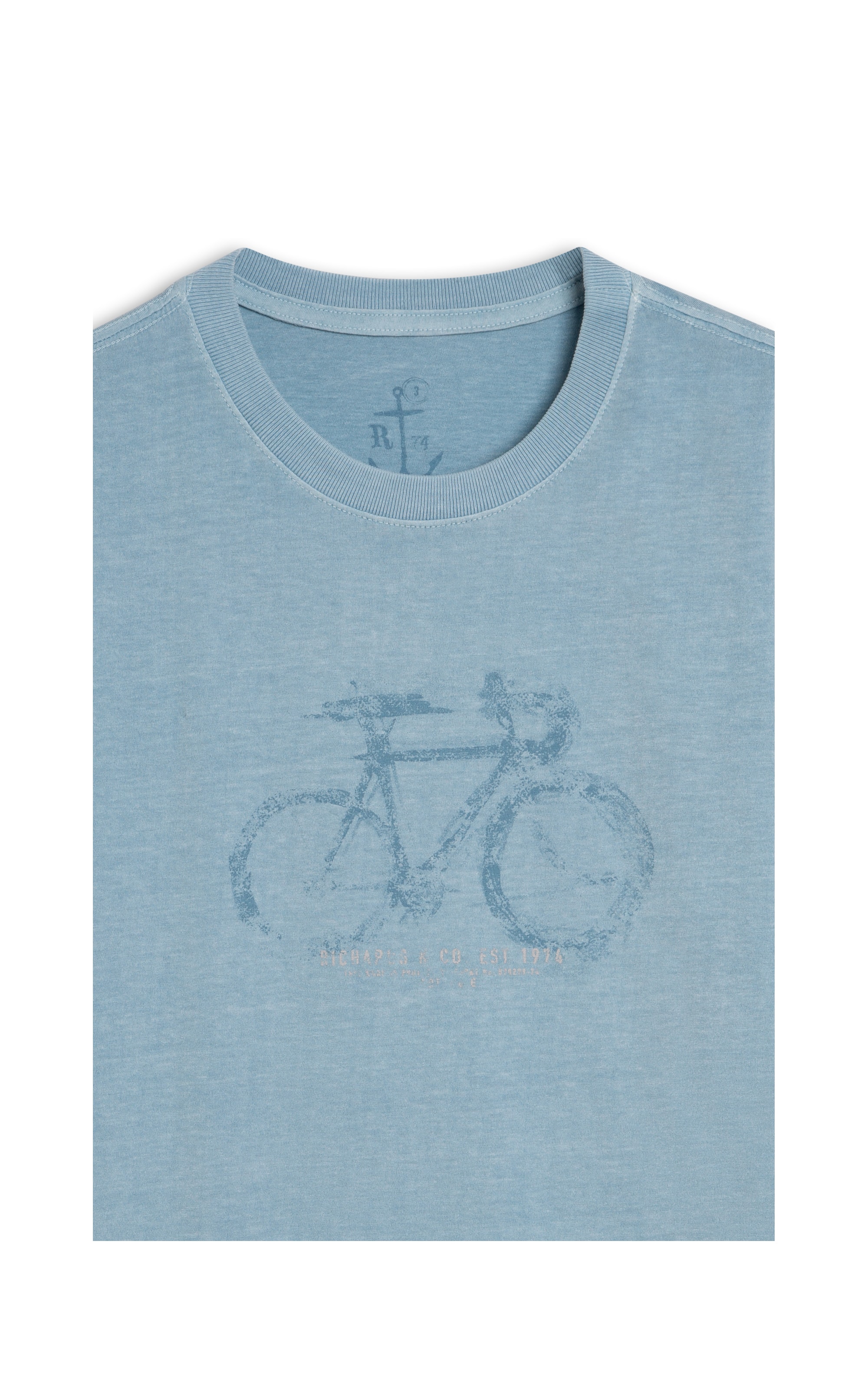 T-Shirt Washed Cycle Pany Azul Piscina