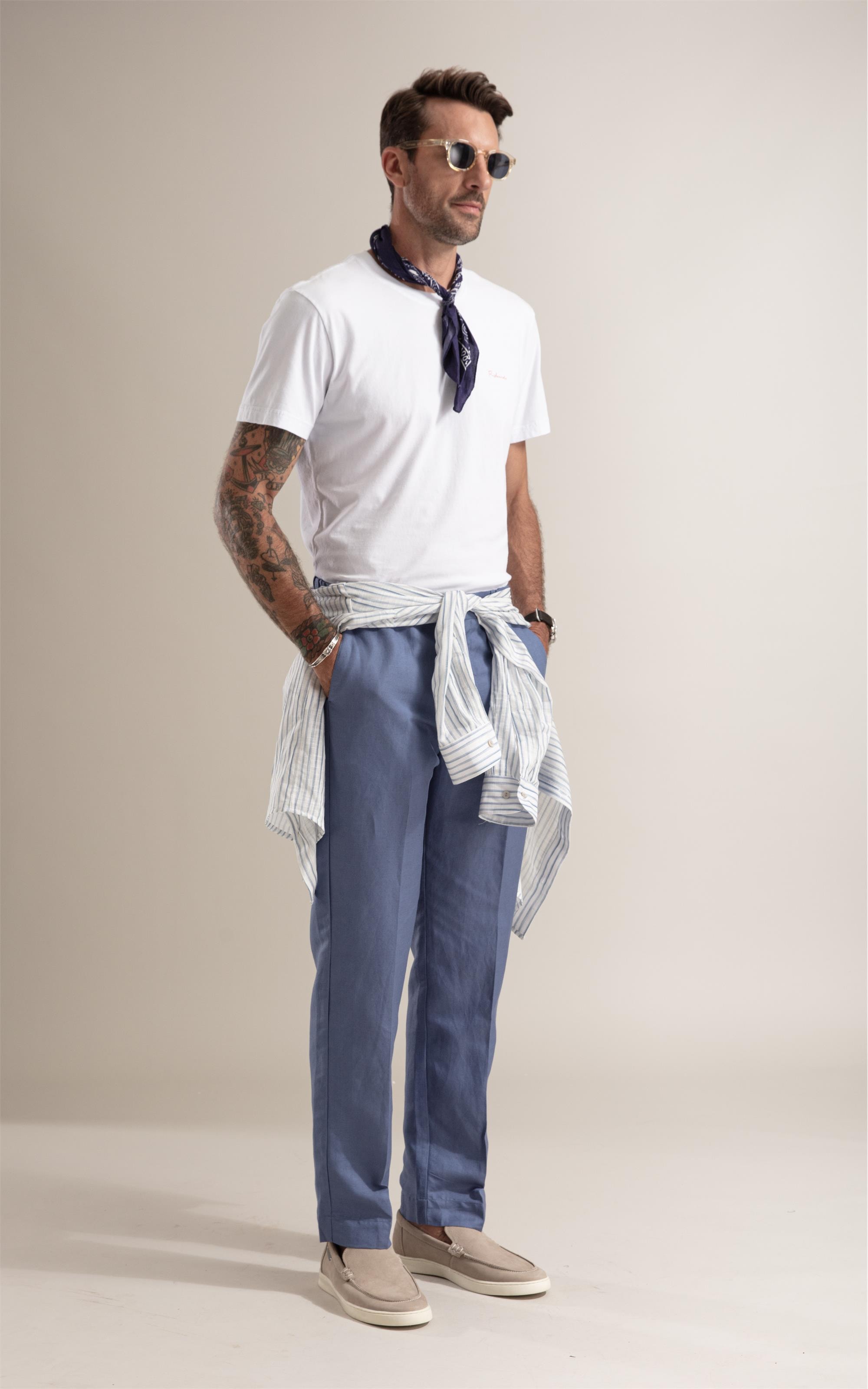 T-Shirt  Washed Floral Brush Branco