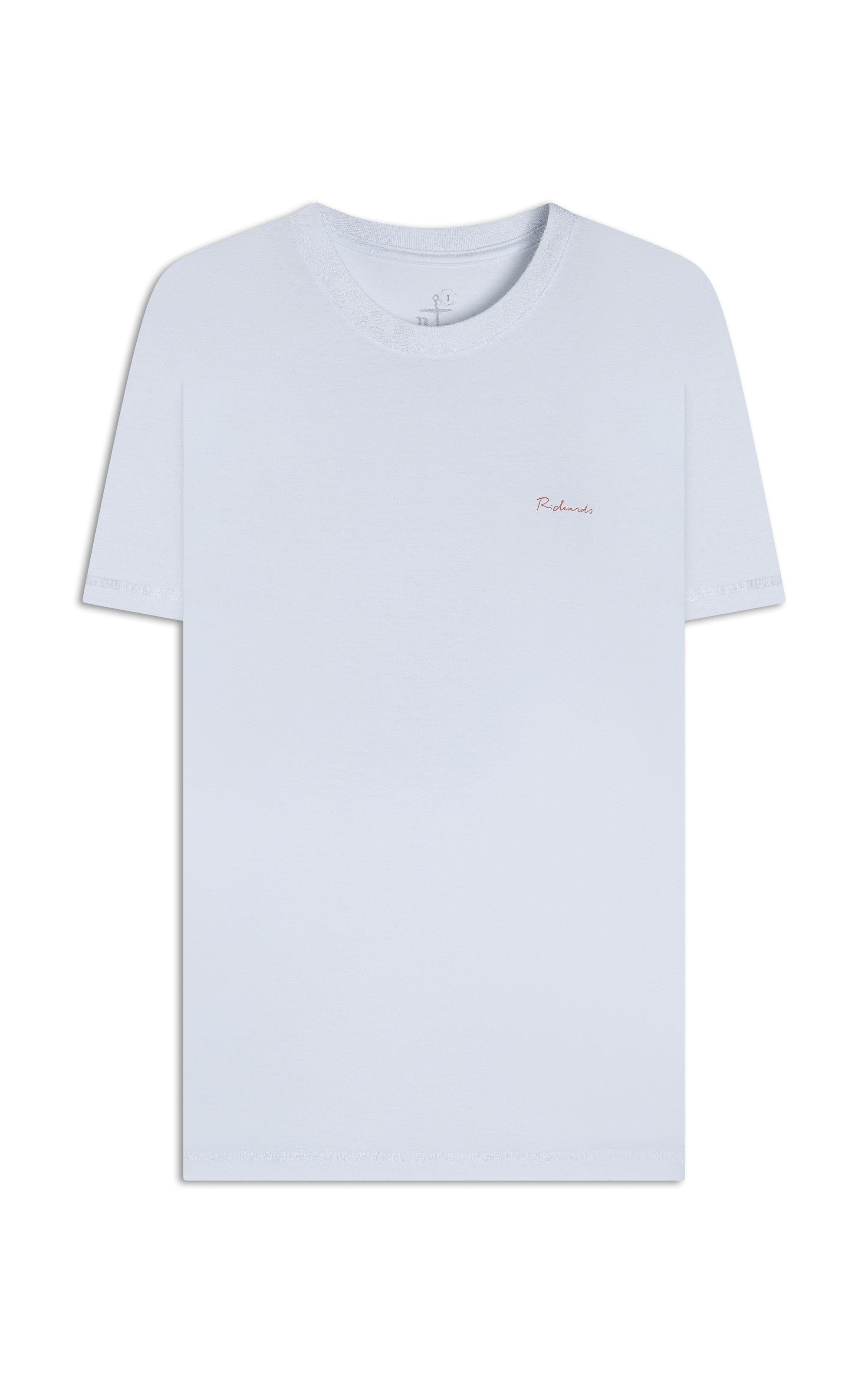 T-Shirt  Washed Floral Brush Branco