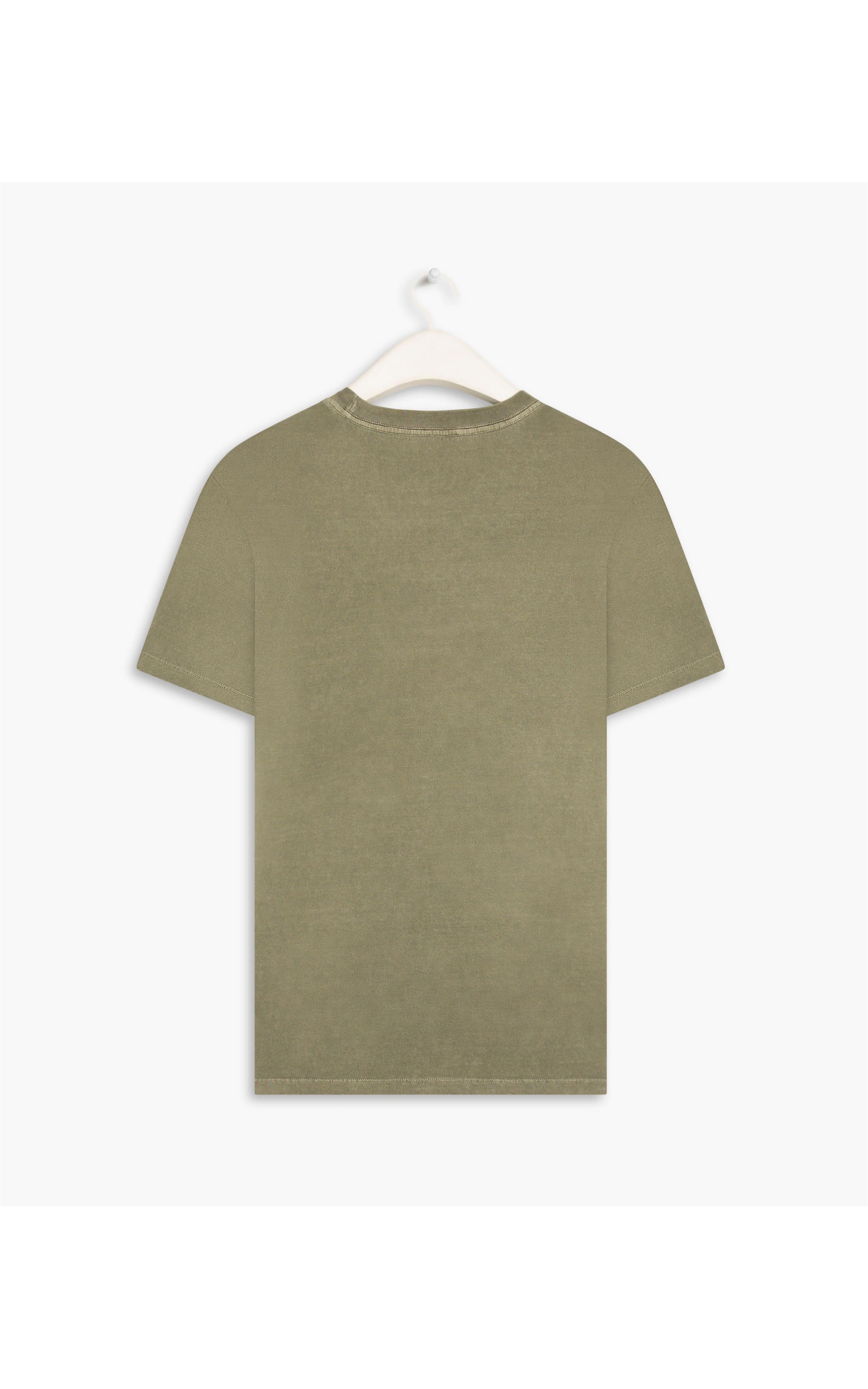 T-Shirt Washed Leaves Floco Verde Escuro