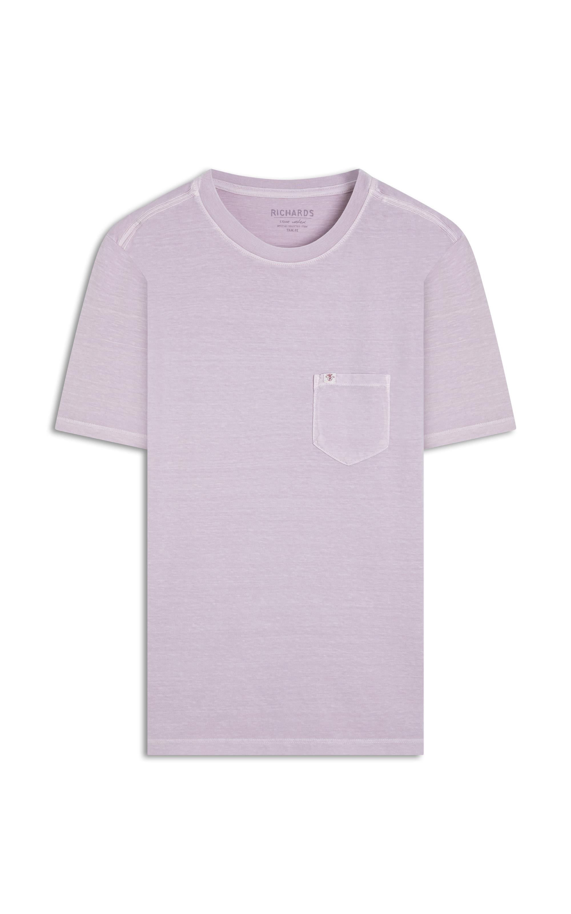 T-Shirt Washed Lilas