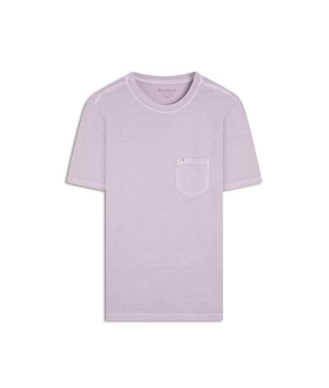 T-Shirt Washed Lilas
