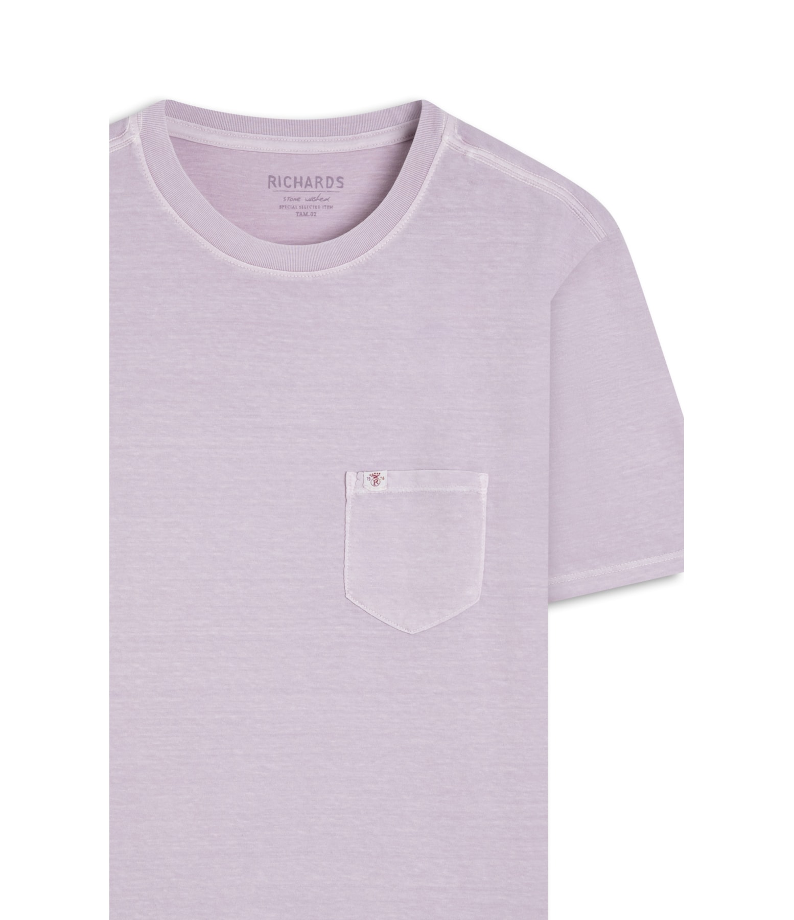 T-Shirt Washed Lilas