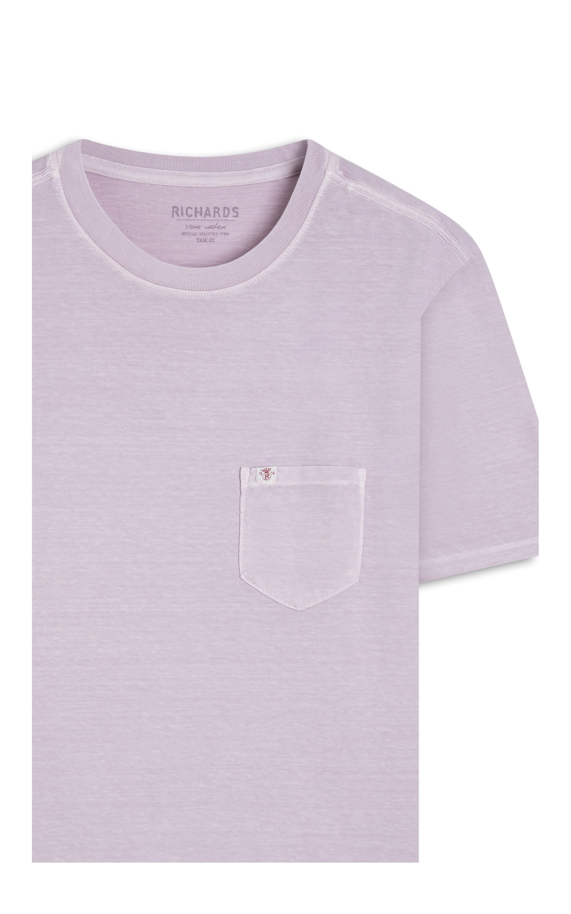 T-Shirt Washed Lilas