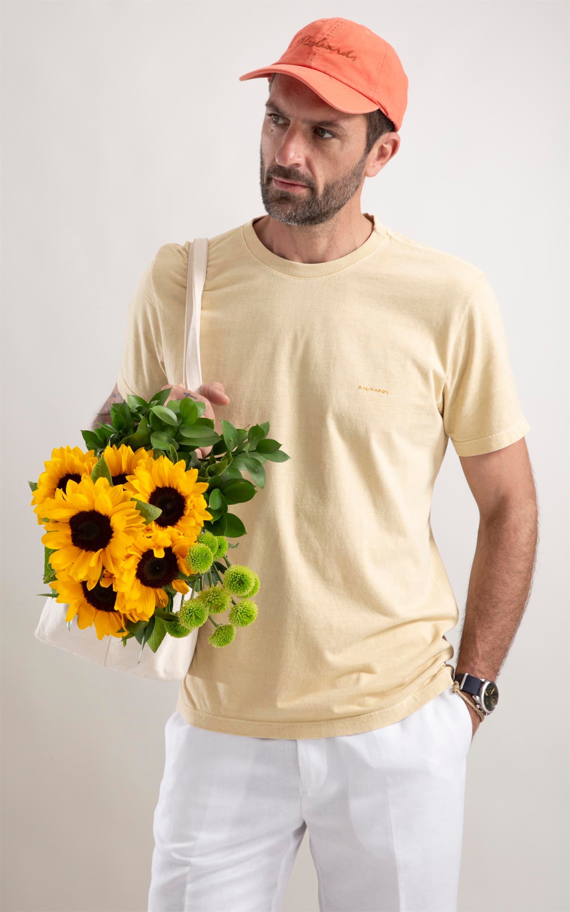 T-Shirt Washed Maracujá Amarelo Claro