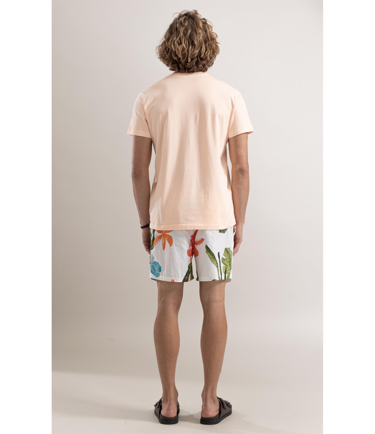T-Shirt Washed Marines Salmao