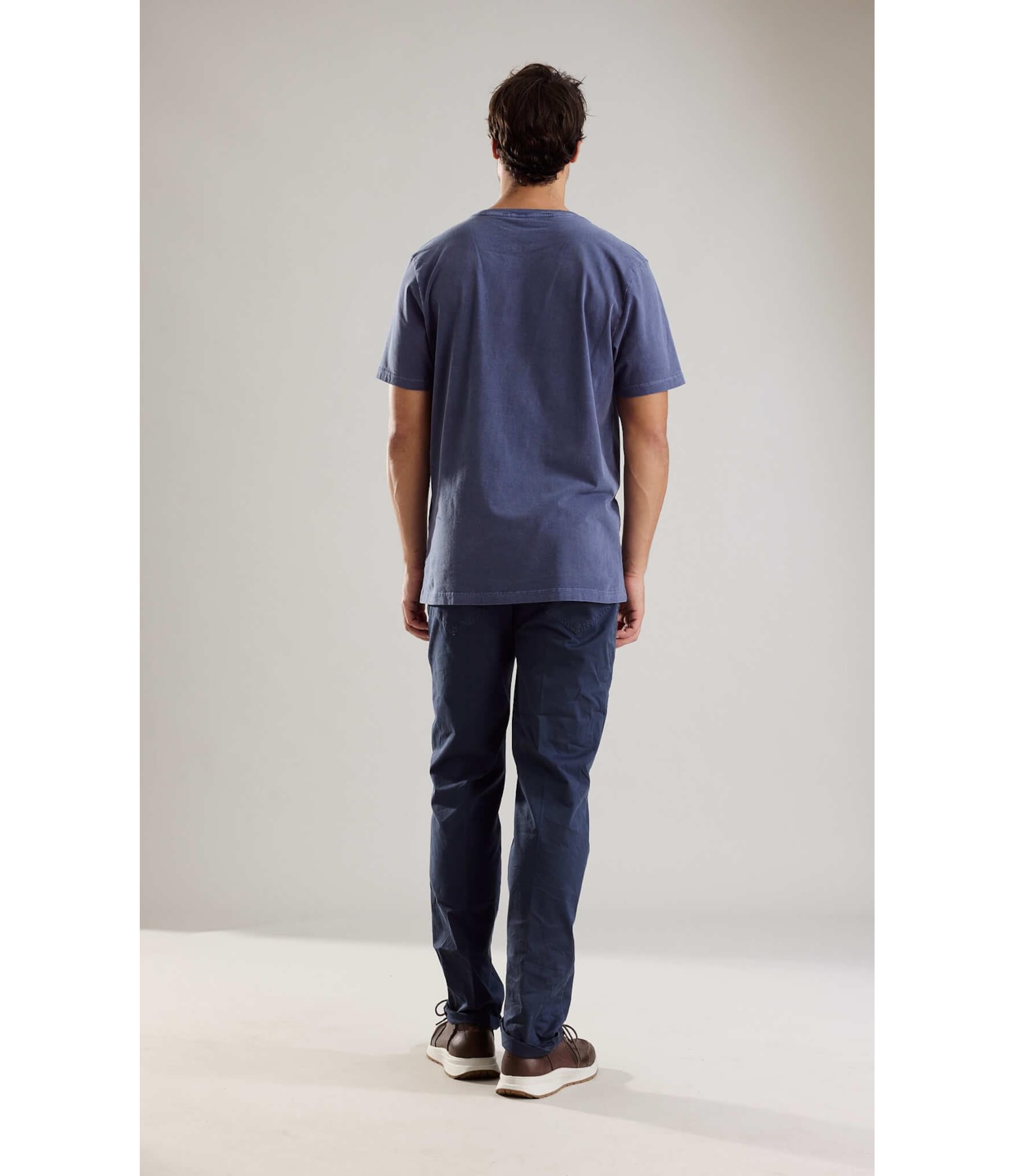 T-Shirt Washed Marinho
