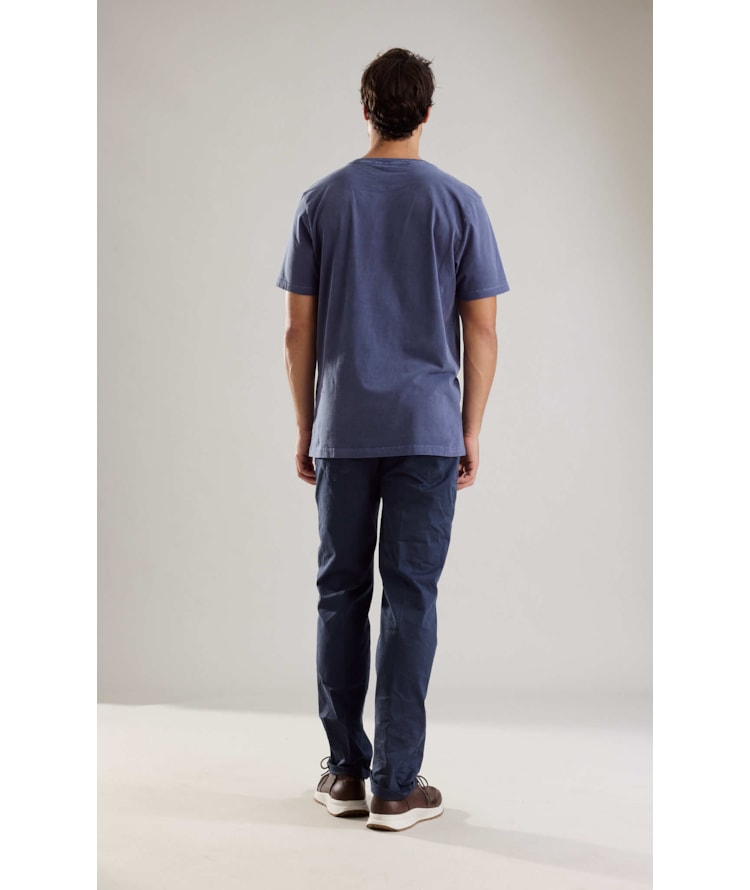 T-Shirt Washed Marinho