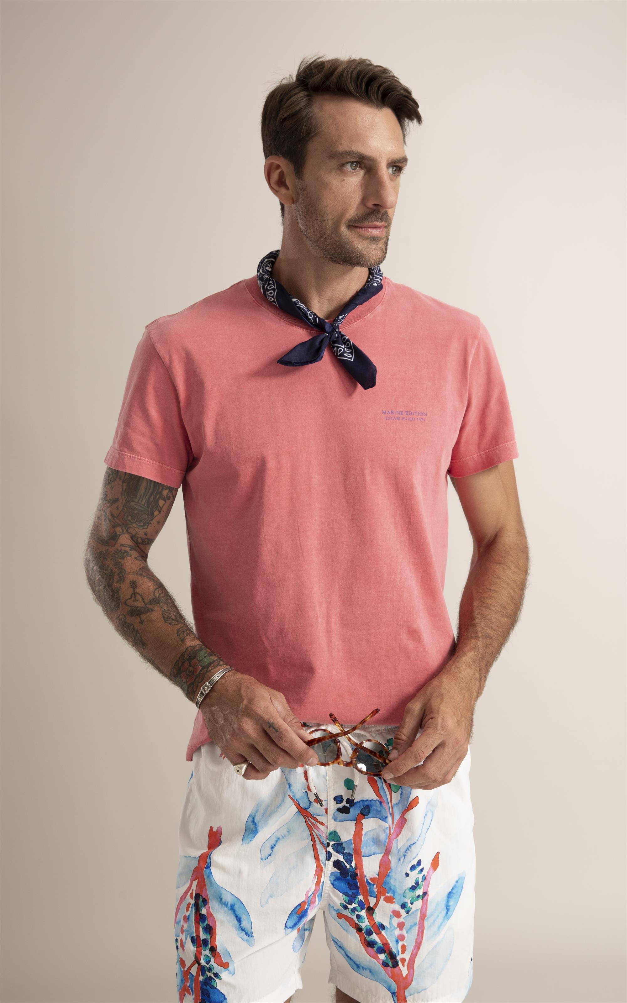 T-Shirt  Washed Marmaid Pitaya