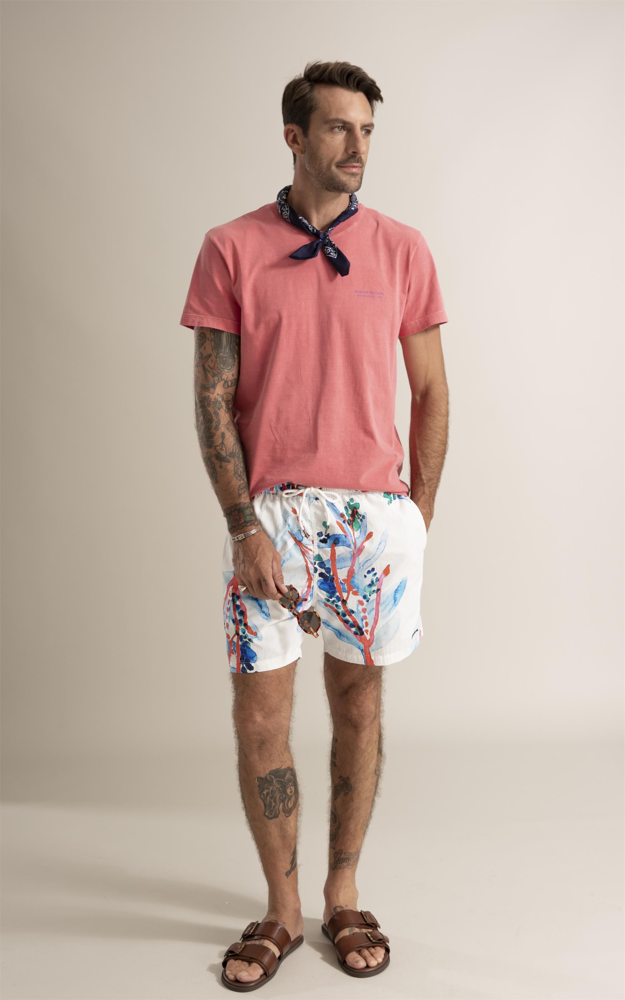 T-Shirt  Washed Marmaid Pitaya