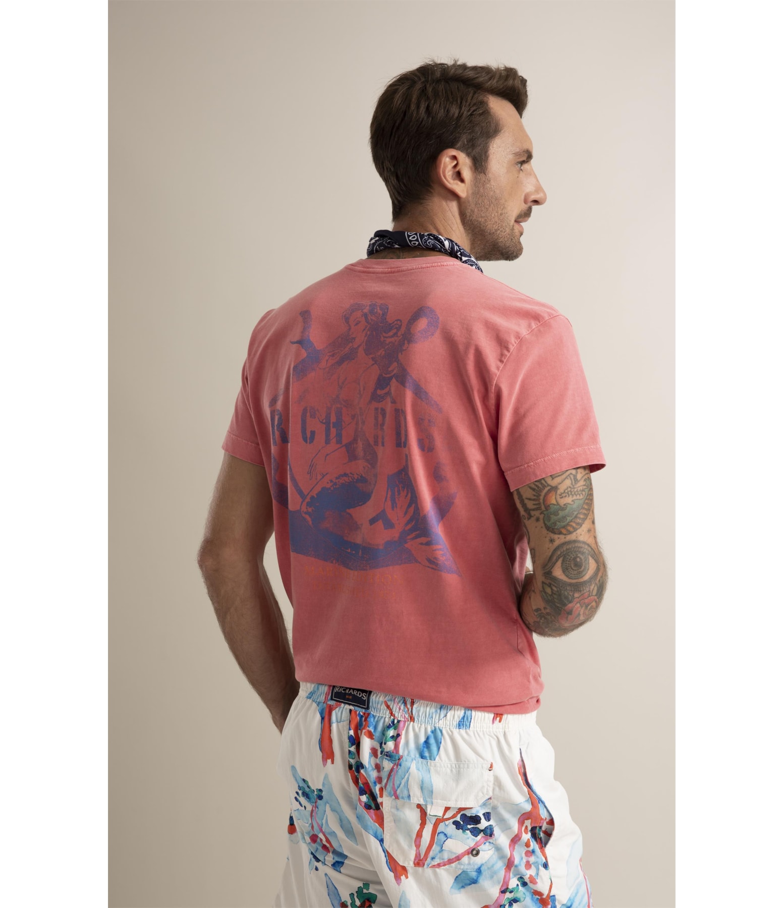 T-Shirt  Washed Marmaid Pitaya