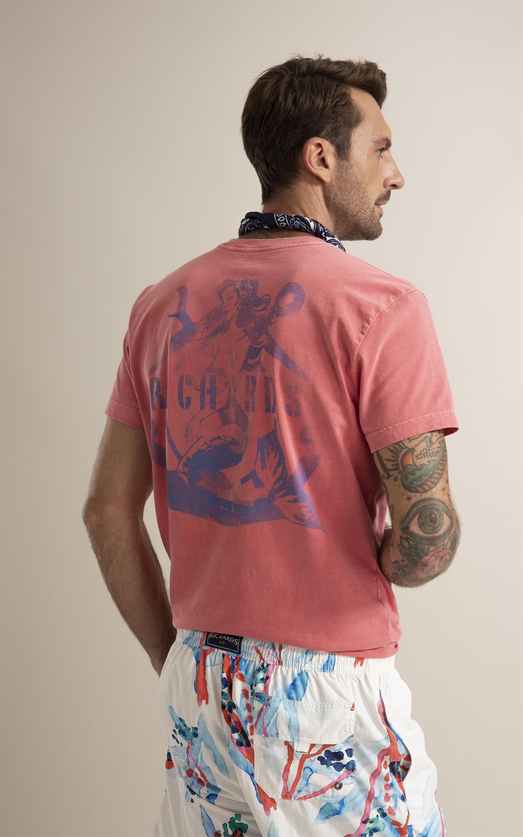 T-Shirt  Washed Marmaid Pitaya