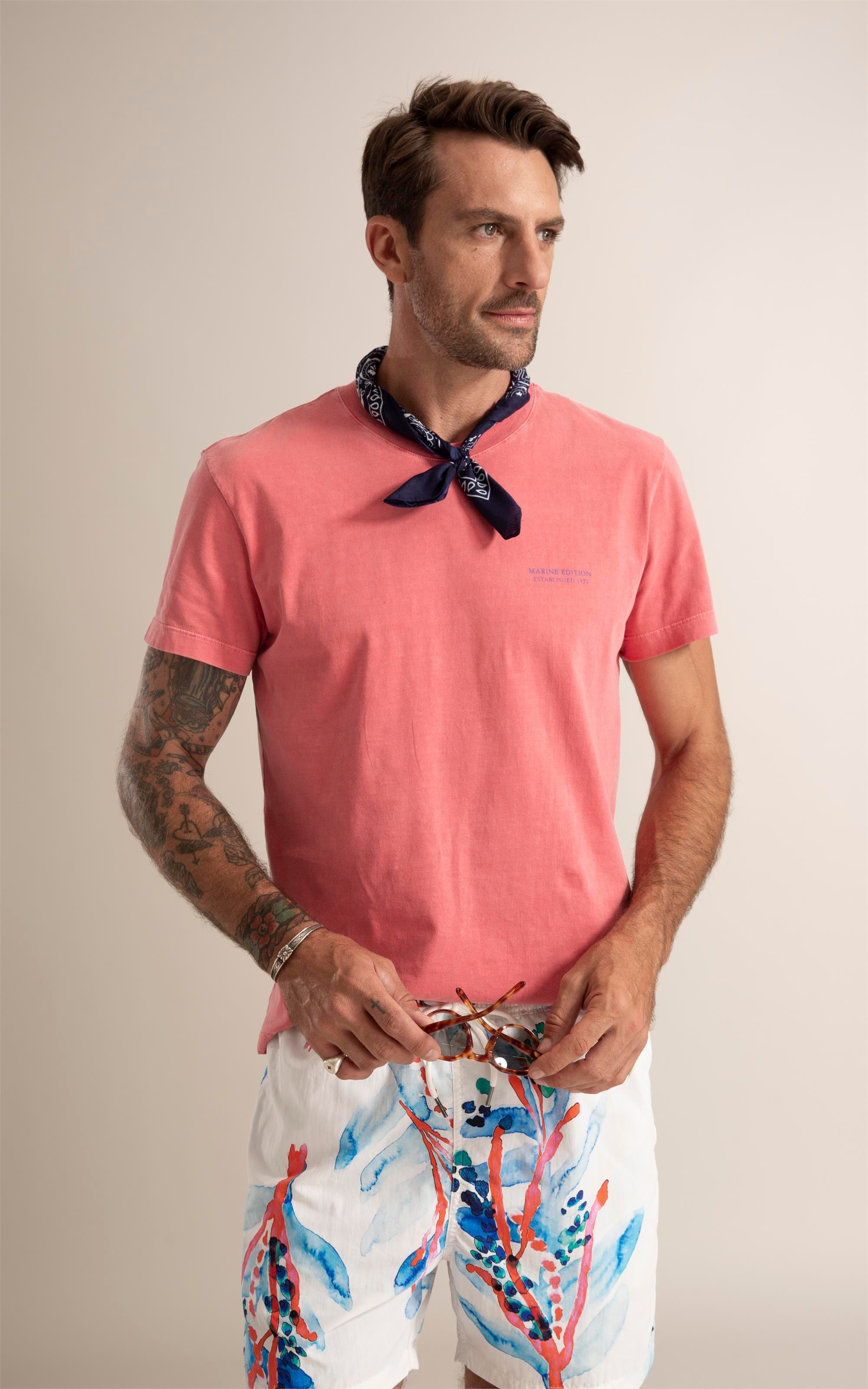 T-Shirt Washed Marmaid Pitaya