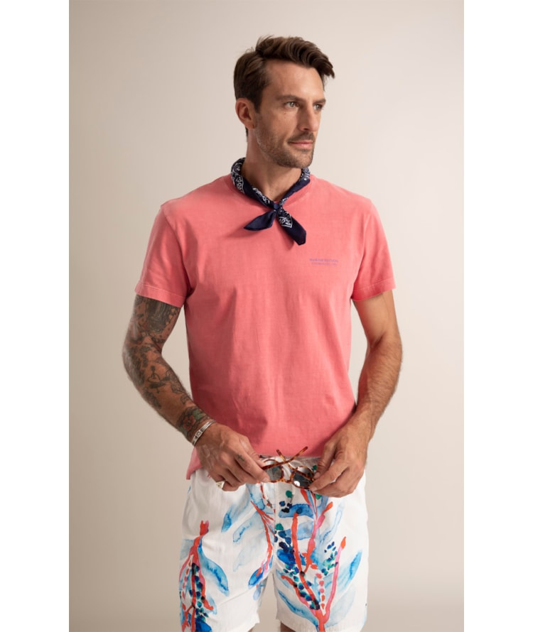 T-Shirt Washed Marmaid Pitaya