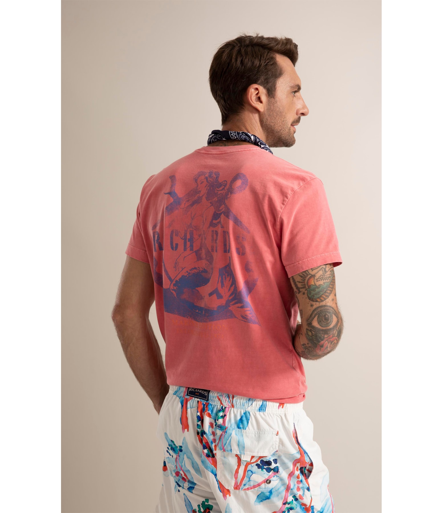 T-Shirt Washed Marmaid Pitaya