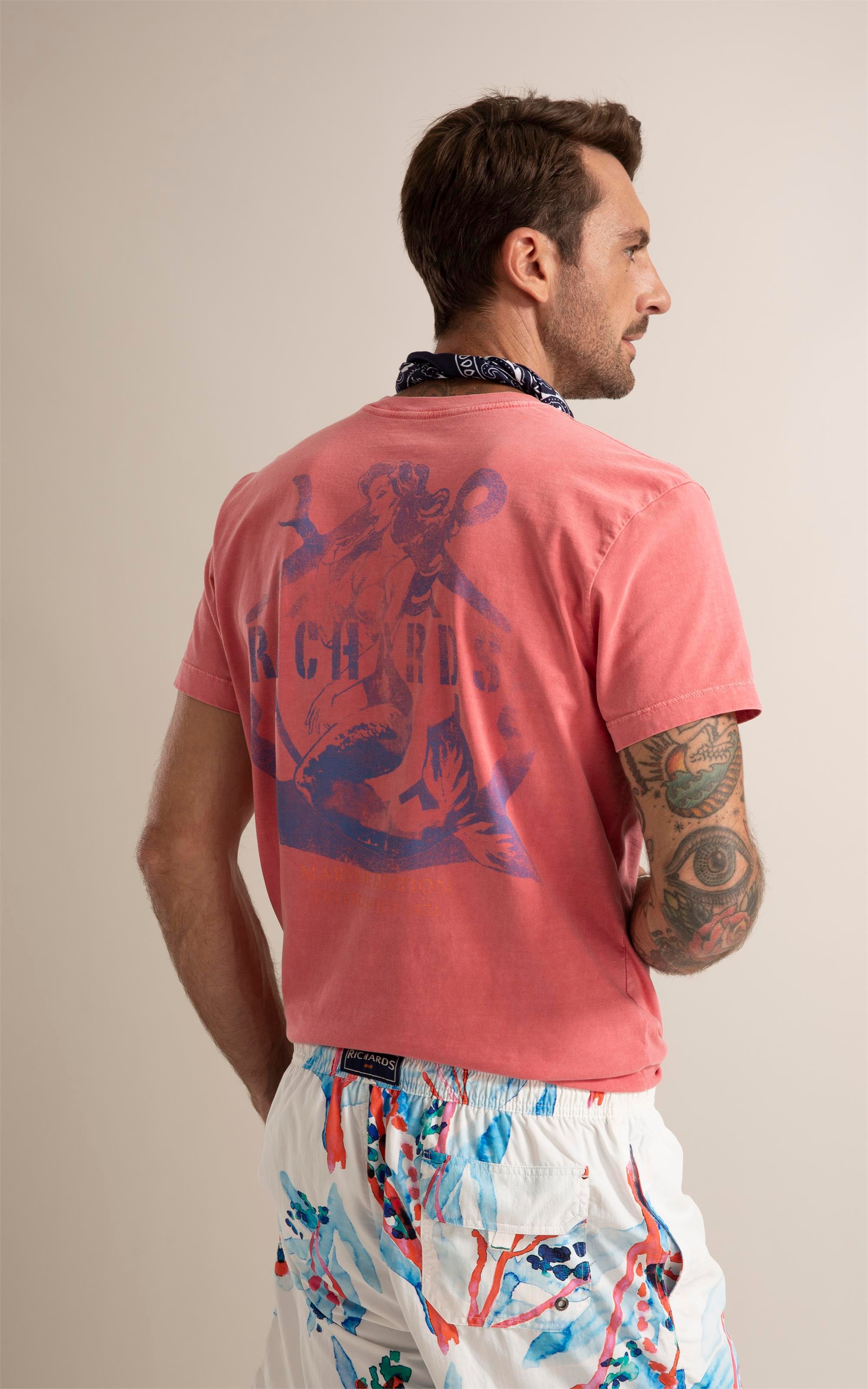 T-Shirt Washed Marmaid Pitaya