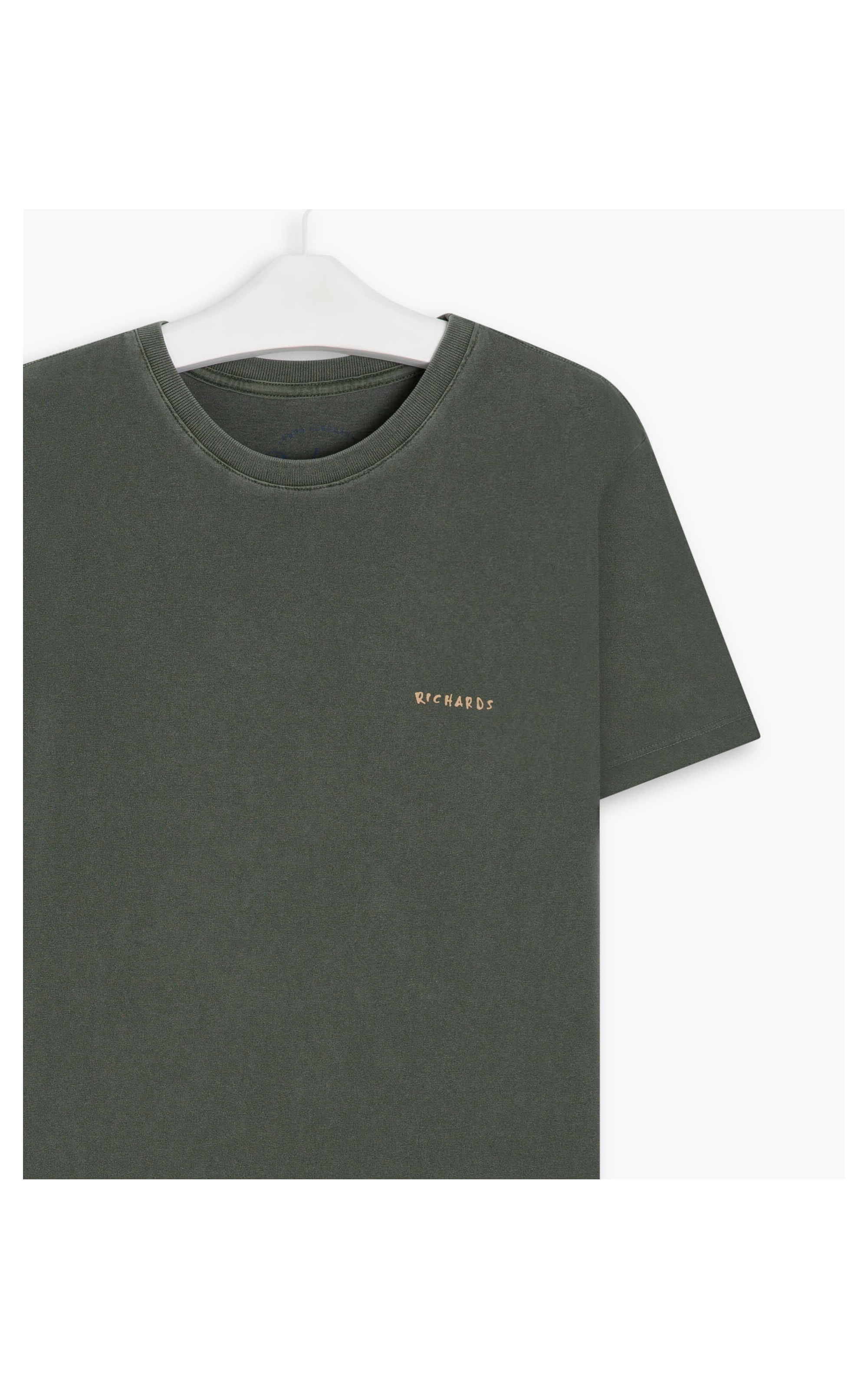 T-Shirt Washed Monstera Cost Verde Escuro