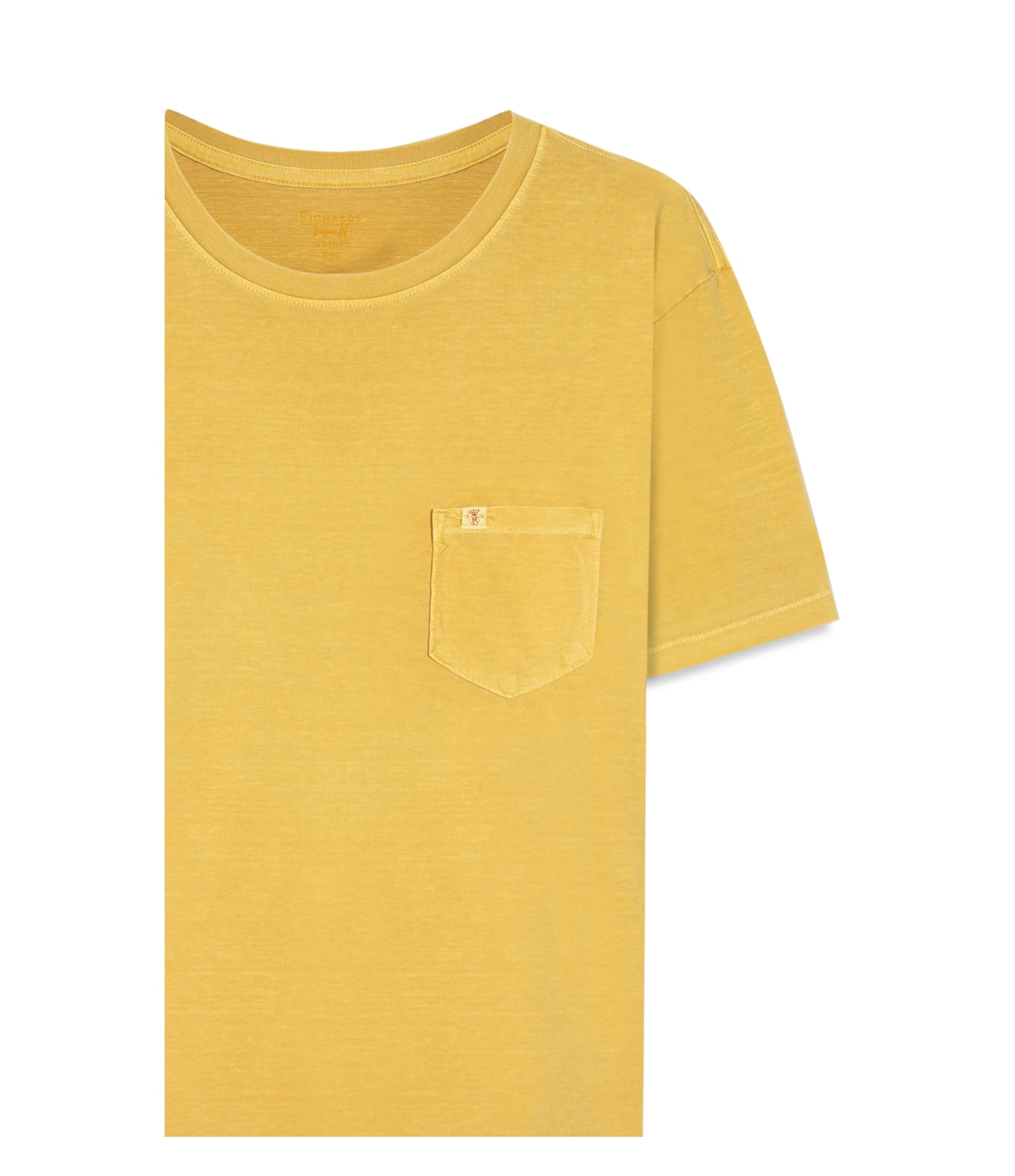 T-Shirt Washed Mostarda
