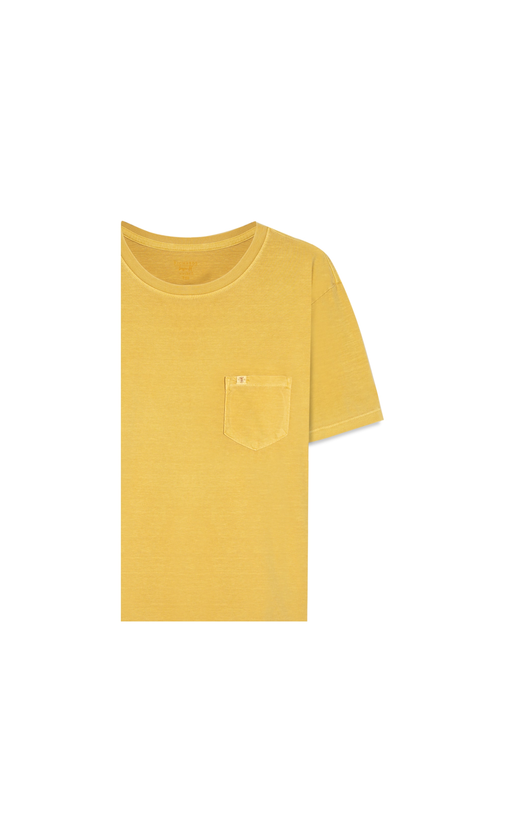 T-Shirt Washed Mostarda