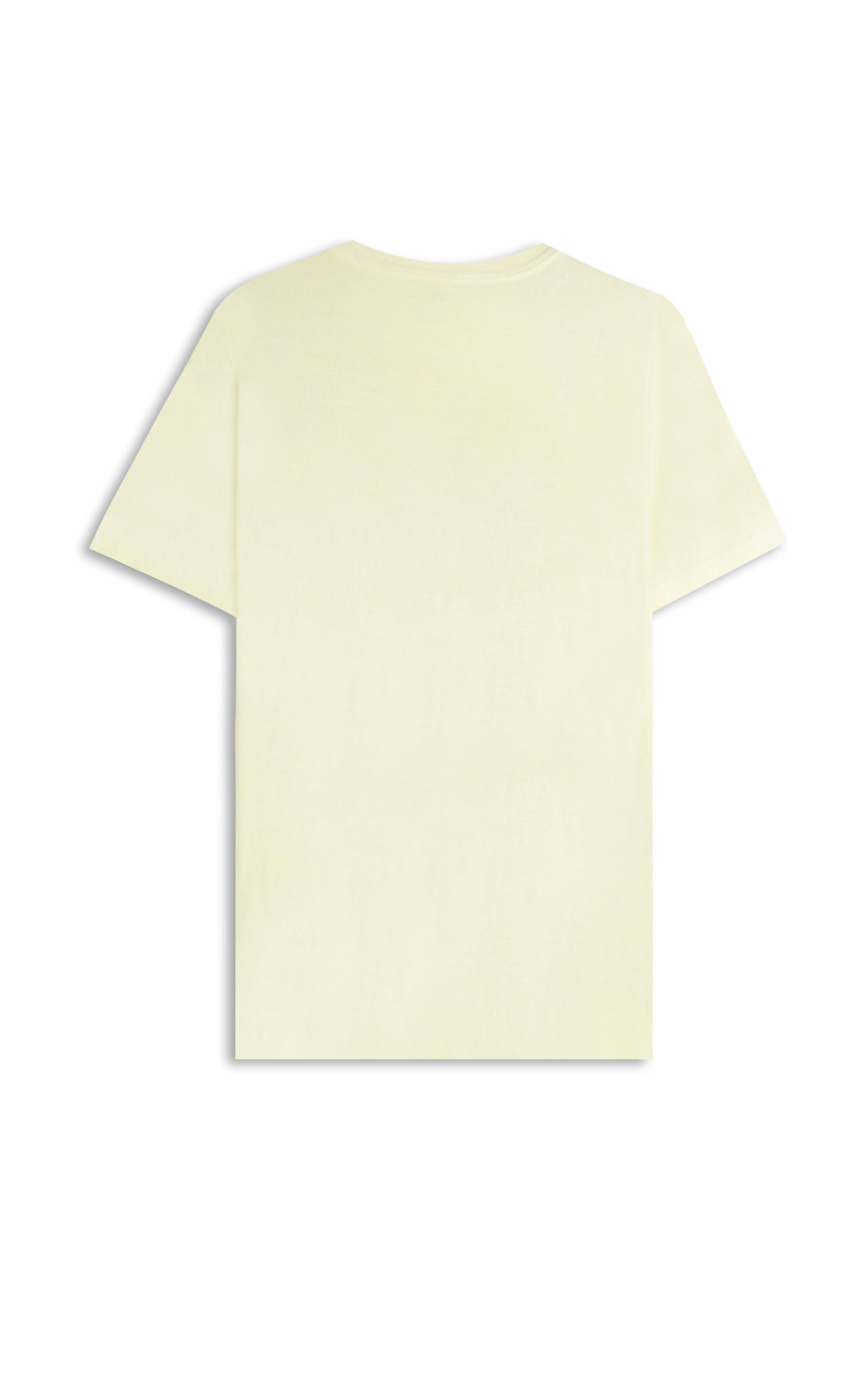 T-Shirt Washed New Rildy Bf Amarelo
