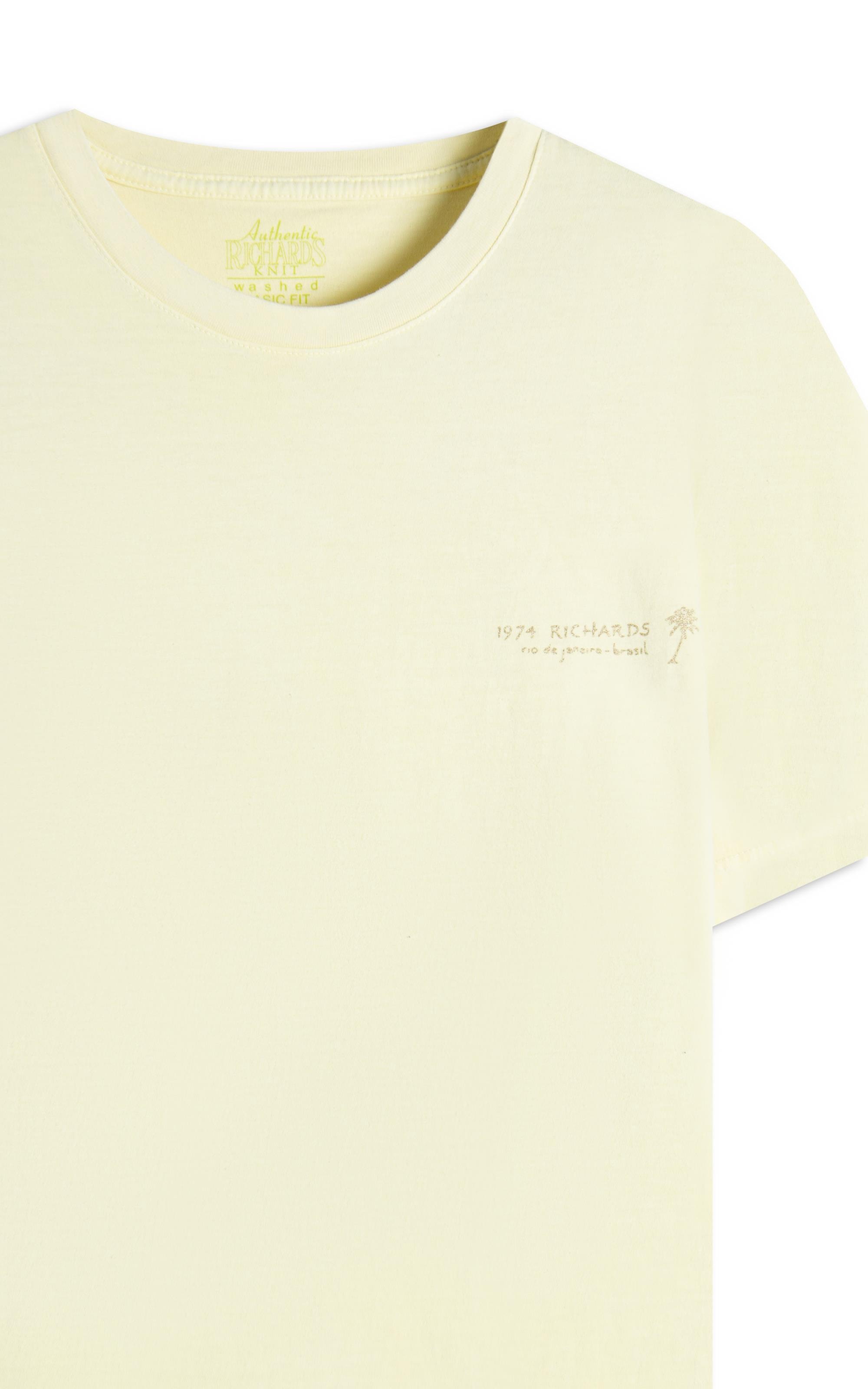 T-Shirt Washed New Rildy Bf Amarelo