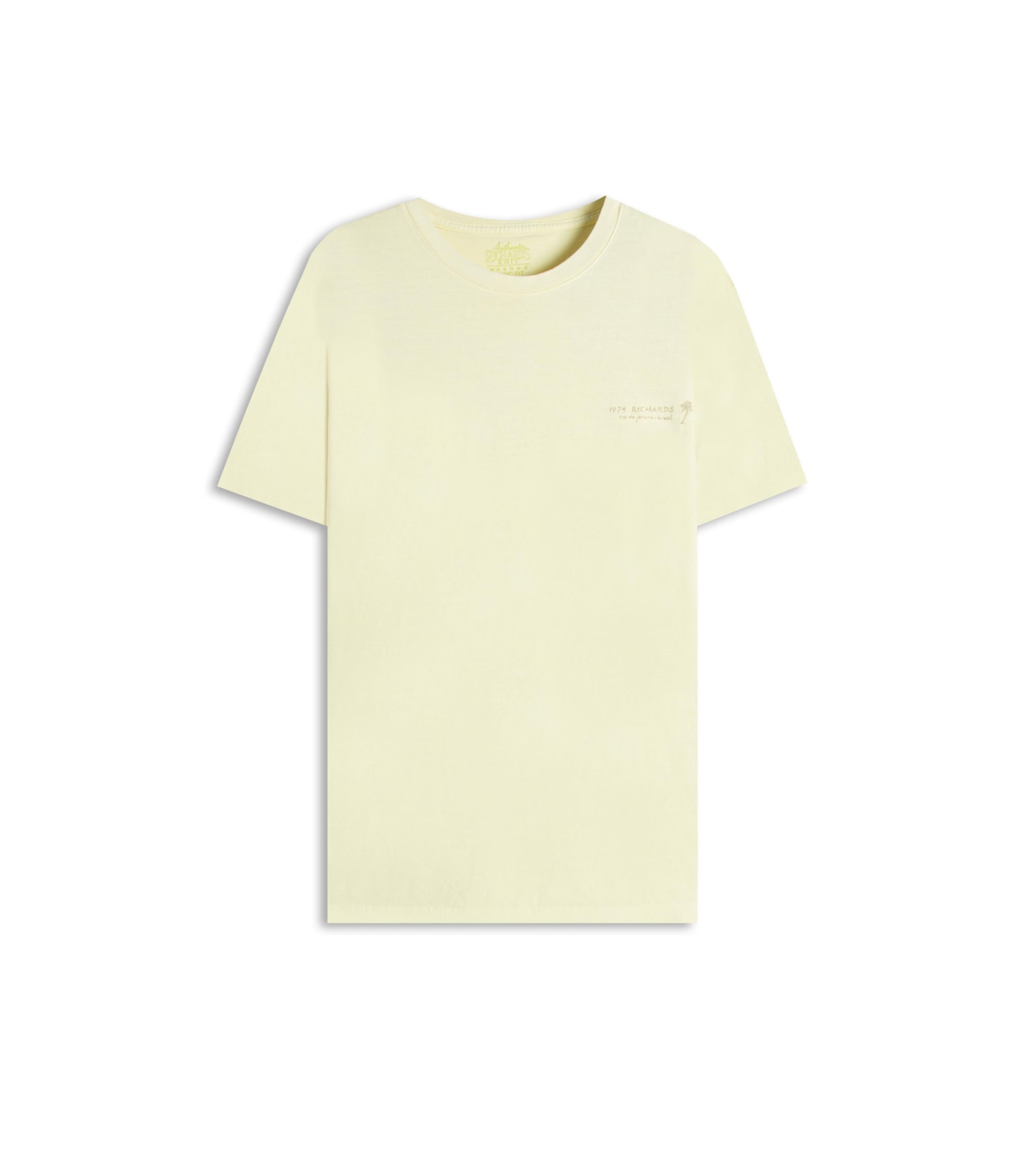T-Shirt Washed New Rildy Bf Amarelo