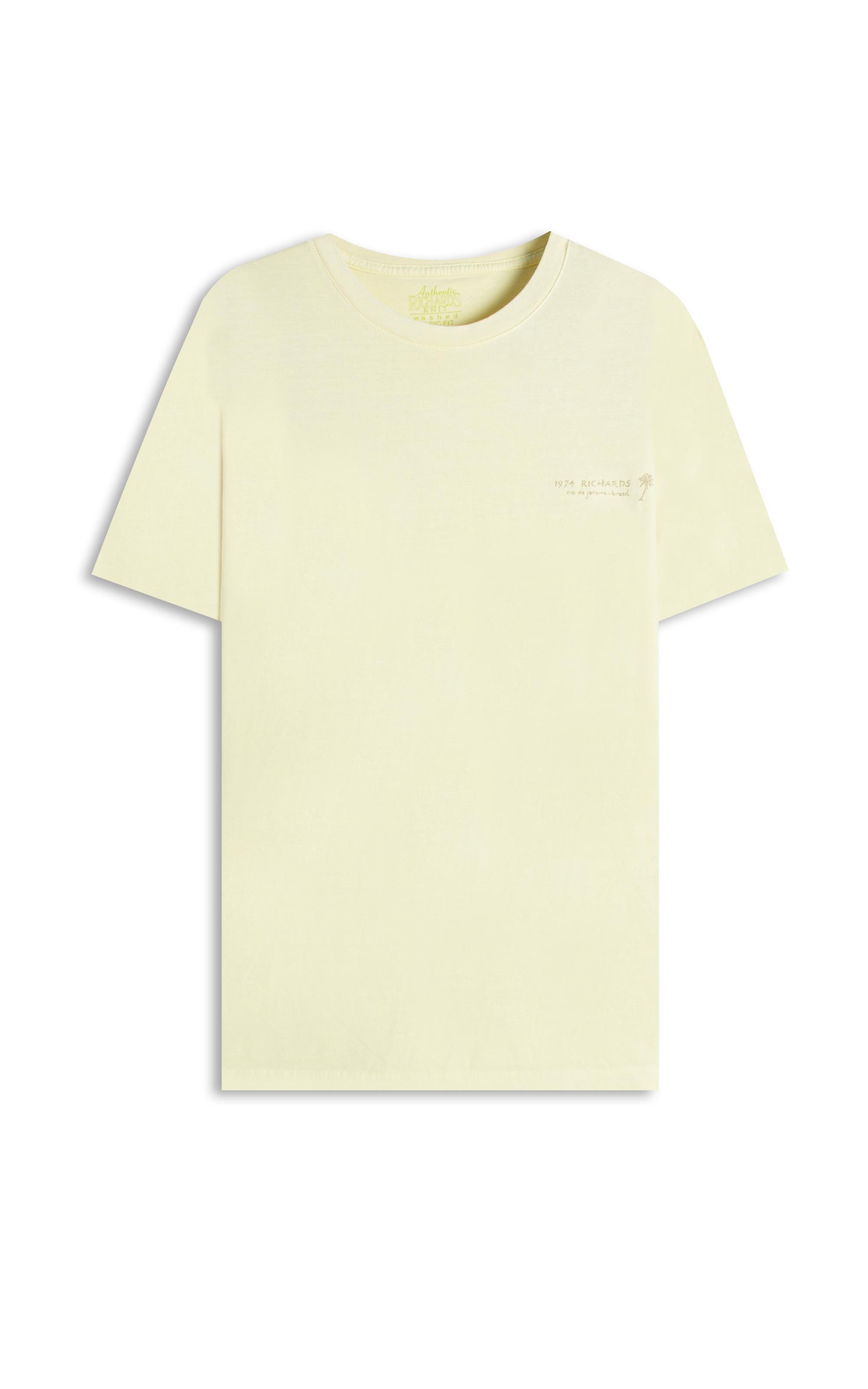 T-Shirt Washed New Rildy Bf Amarelo